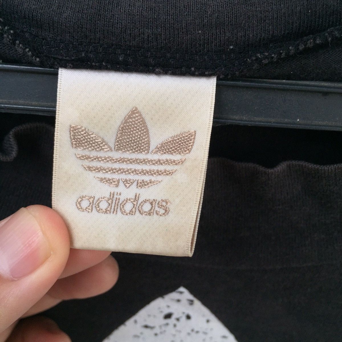 Adidas × Vintage Vintage 90s Adidas Trefoil Big Logo Spell Out T-shirt Swag Size US M / EU 48-50 / 2 - 4 Thumbnail