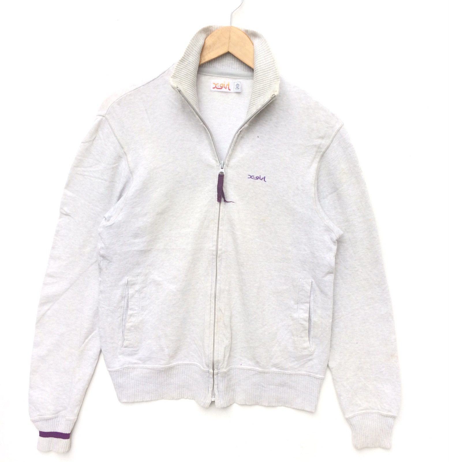 Japanese Brand Vintage X-Girl Spell Out Jacket | XS | Small Logo Zipper Size US XS / EU 42 / 0 - 2 Thumbnail