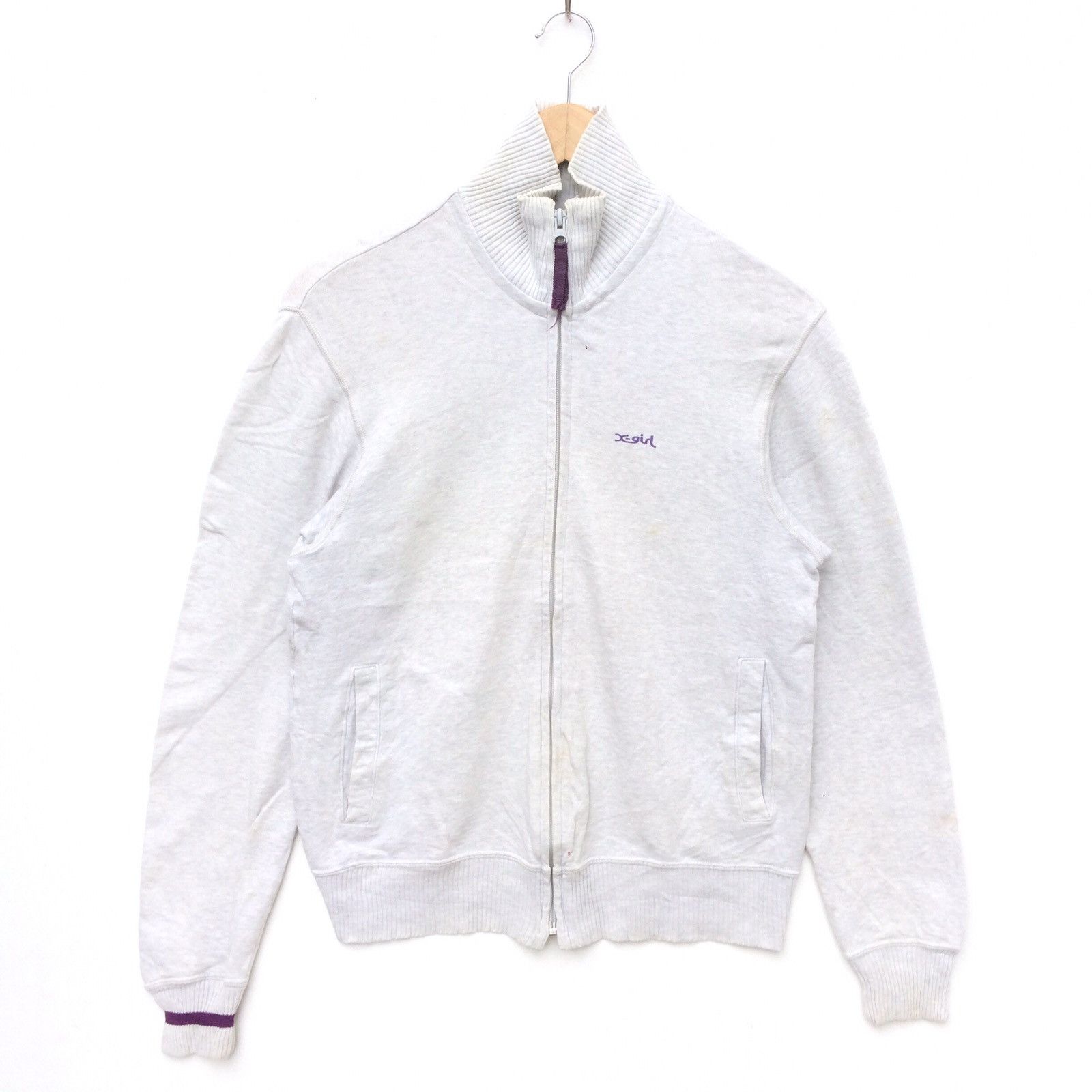 Japanese Brand Vintage X-Girl Spell Out Jacket | XS | Small Logo Zipper Size US XS / EU 42 / 0 - 1 Thumbnail