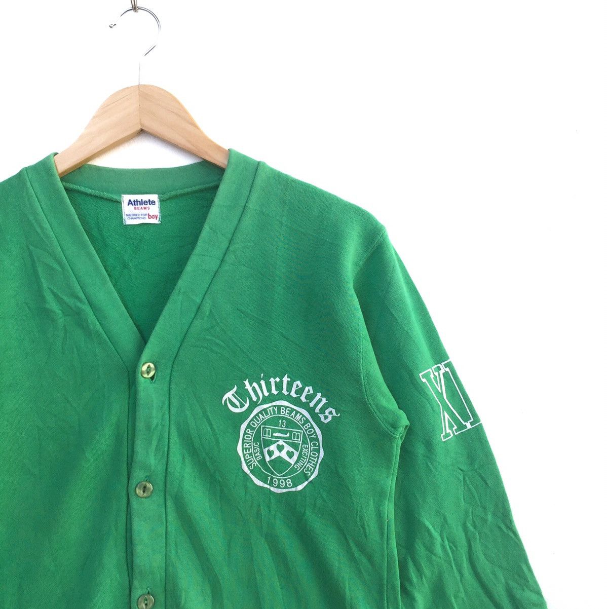Beams Plus Beams Boy Athlete Cardigans Jacket | S | Swag Hype Dope Rap Size US S / EU 44-46 / 1 - 2 Thumbnail