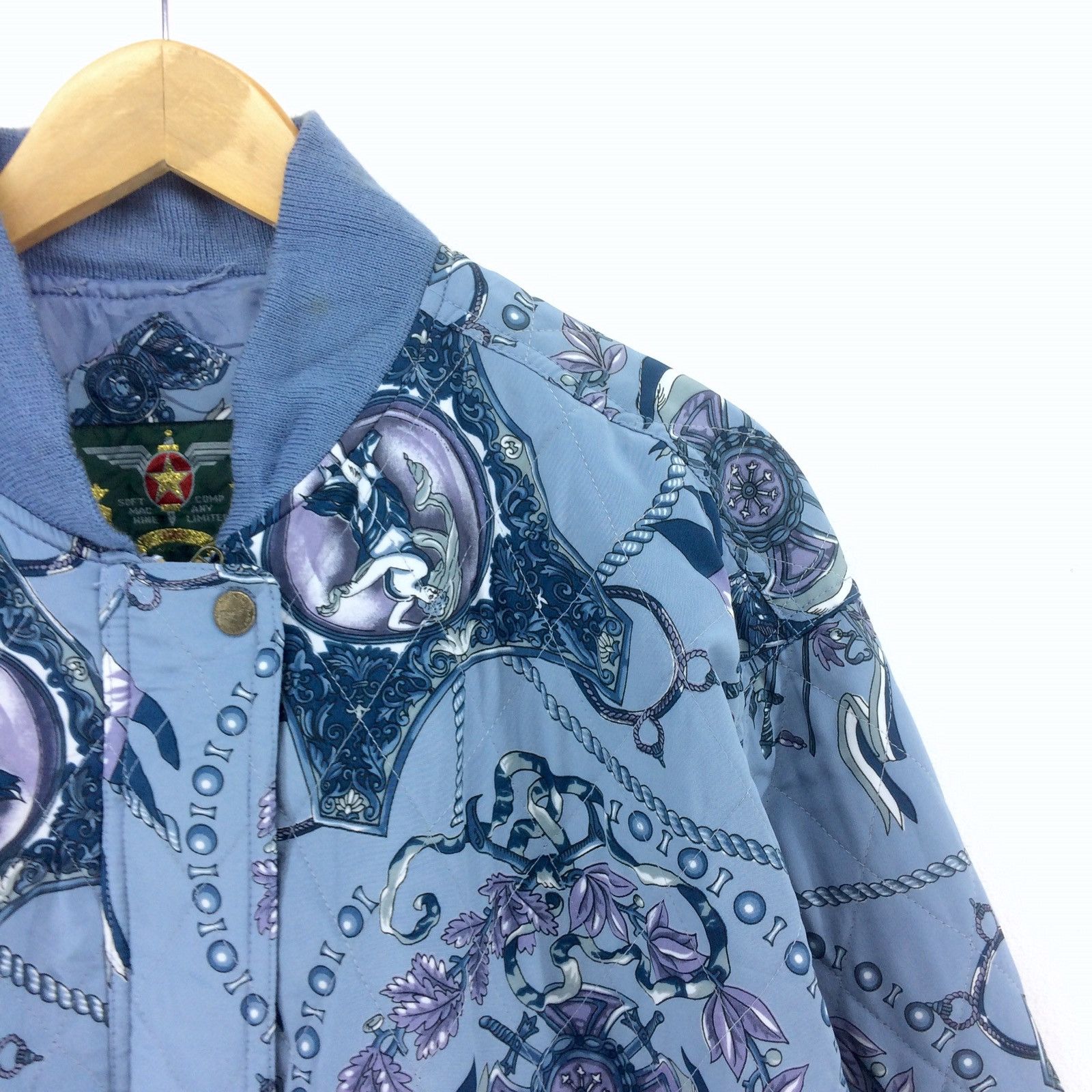 Other Vintage Baroque Bomber Jacket | Pop Art Full Print | M Size US M / EU 48-50 / 2 - 3 Thumbnail