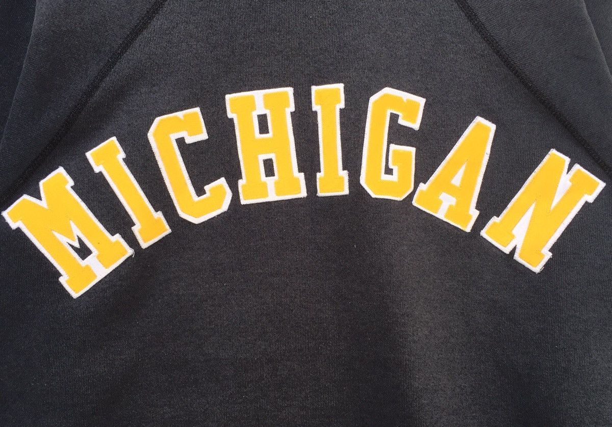 Japanese Brand Vintage 90s Michigan Big Logo Sweatshirt by Discus Athletic Size US M / EU 48-50 / 2 - 4 Thumbnail