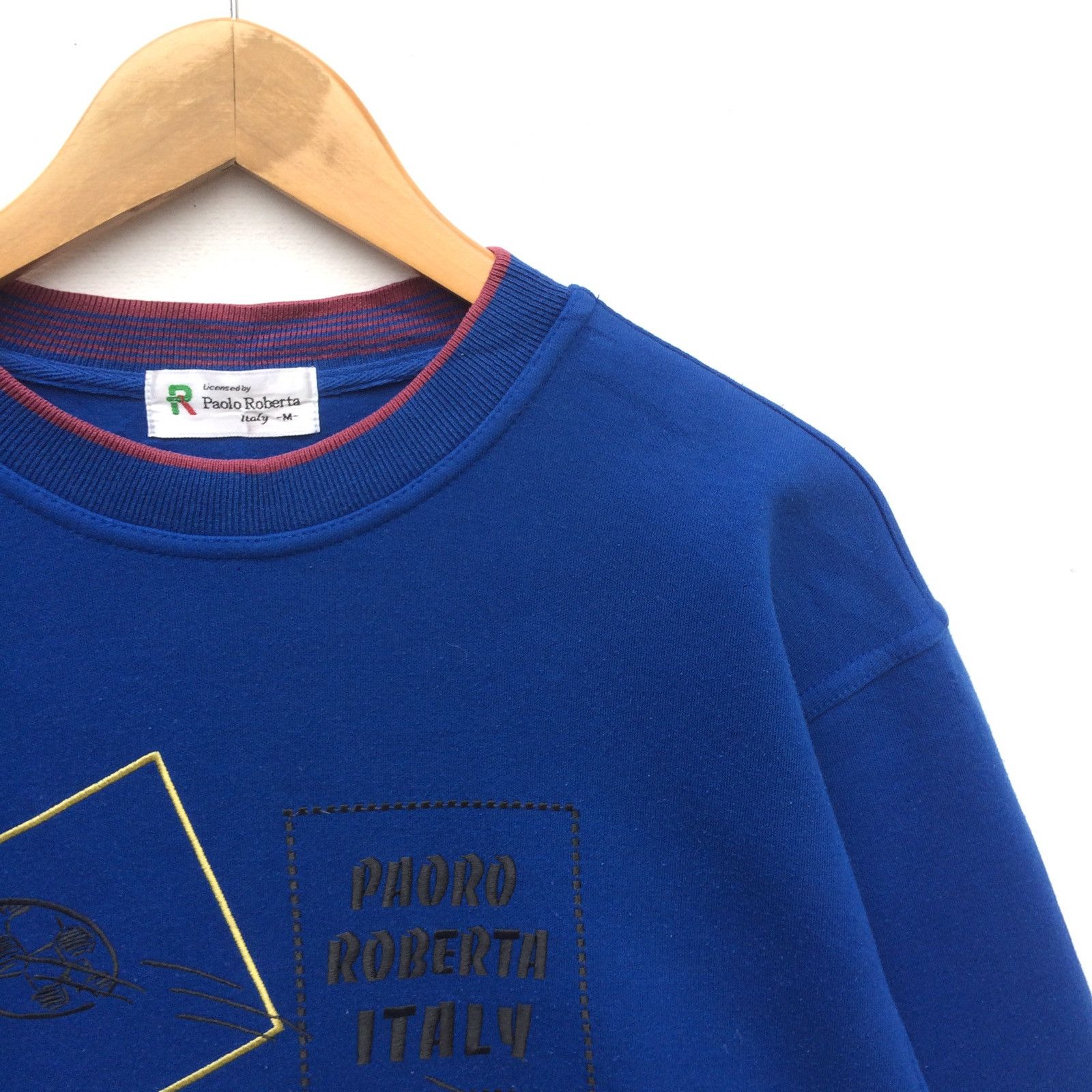 Vintage Vintage Paoro Roberta Italy Big Logo Sweatshirt | M Size US M / EU 48-50 / 2 - 4 Thumbnail