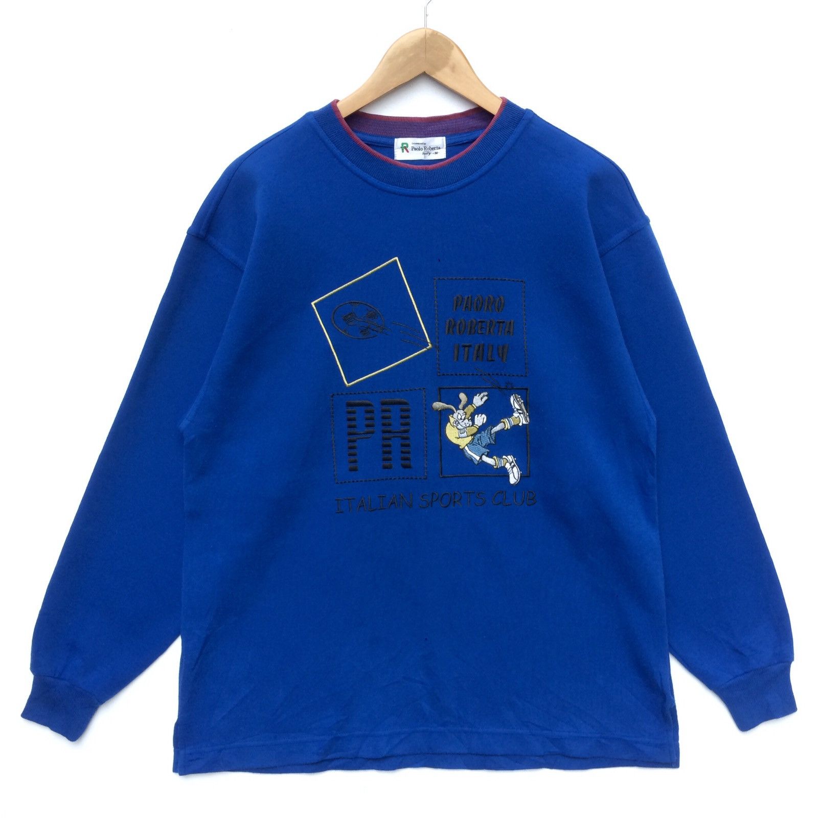 Vintage Vintage Paoro Roberta Italy Big Logo Sweatshirt | M Size US M / EU 48-50 / 2 - 1 Thumbnail