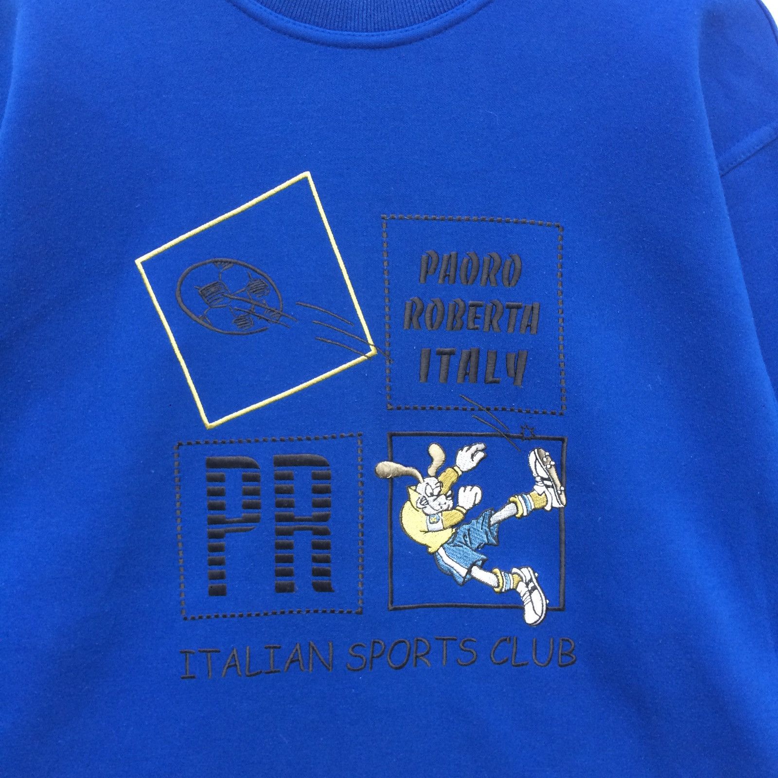 Vintage Vintage Paoro Roberta Italy Big Logo Sweatshirt | M Size US M / EU 48-50 / 2 - 2 Thumbnail