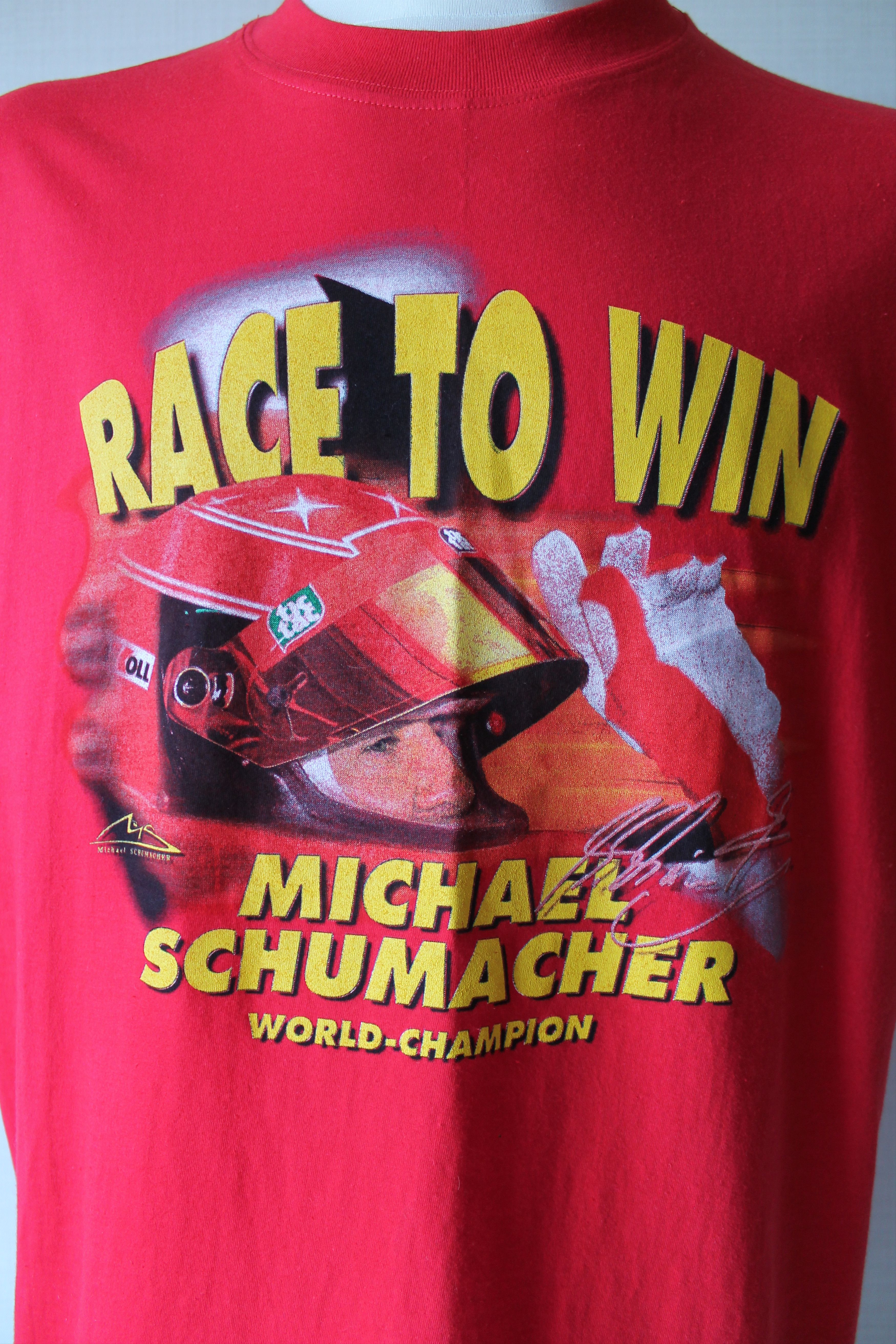 Formula 1 NEW! MIchael Schumacher Racing Formula Uno F1 T shirt Size US XL / EU 56 / 4 - 9 Thumbnail