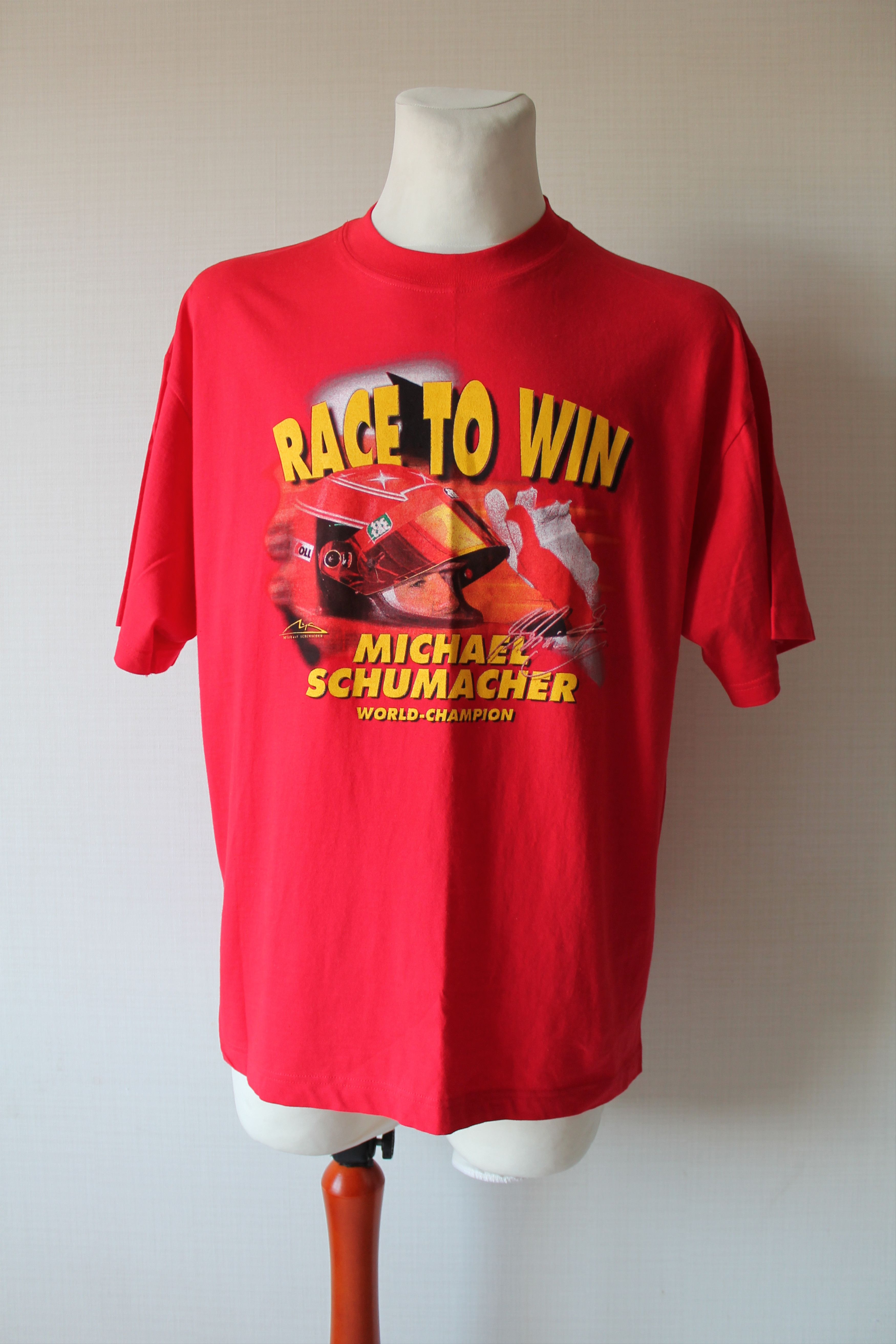 Formula 1 NEW! MIchael Schumacher Racing Formula Uno F1 T shirt Size US XL / EU 56 / 4 - 8 Thumbnail