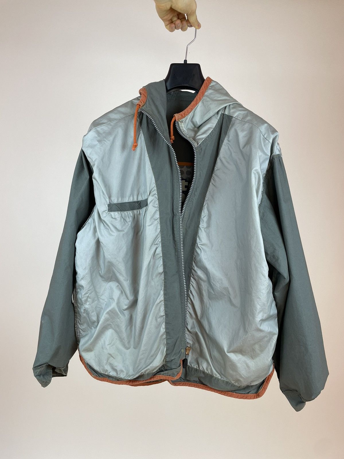 Scotch & Soda SCOTCH SODA VINTAGE HOODED JACKET Washed Gray Mens size L Size US L / EU 52-54 / 3 - 12 Thumbnail