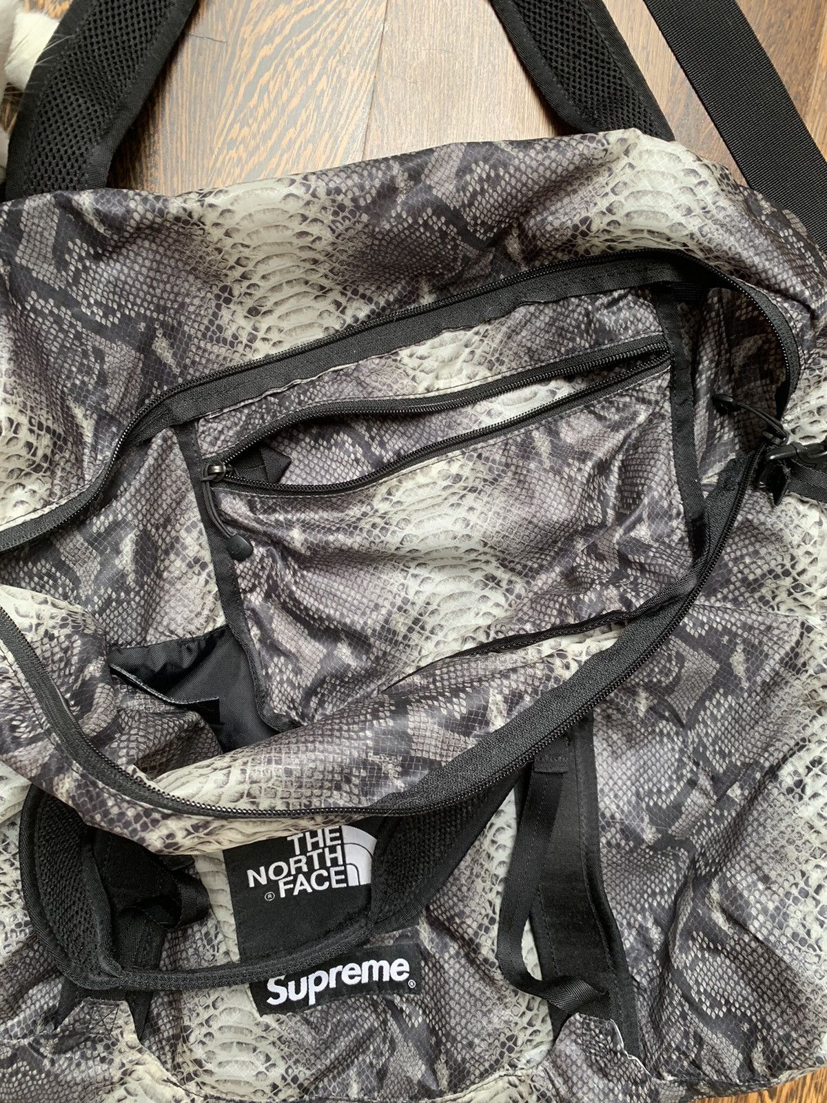 Supreme x TNF Snake print