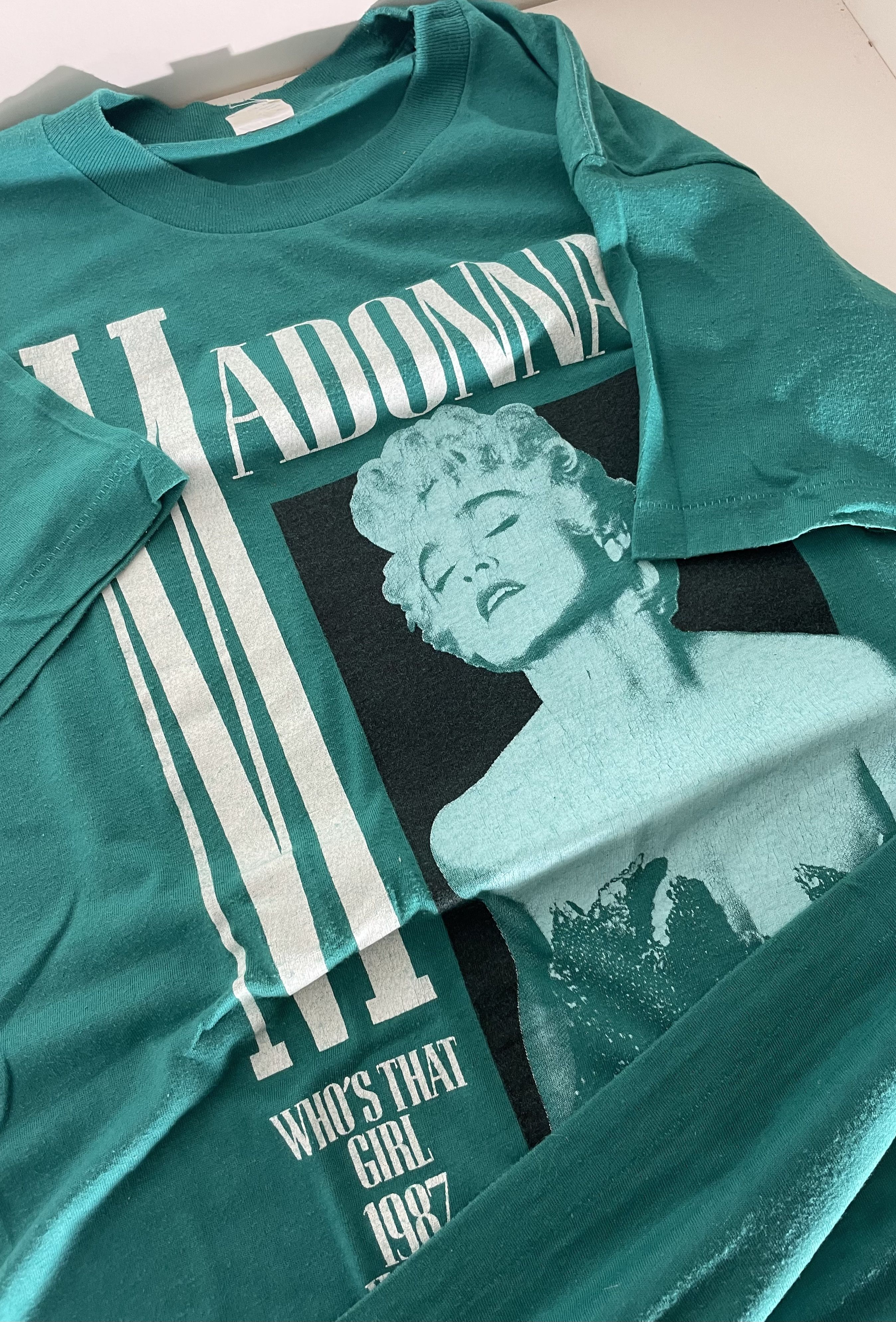 Band Tees Vintage Madonna Who's that girl 1987 world tour Size US XL / EU 56 / 4 - 5 Thumbnail