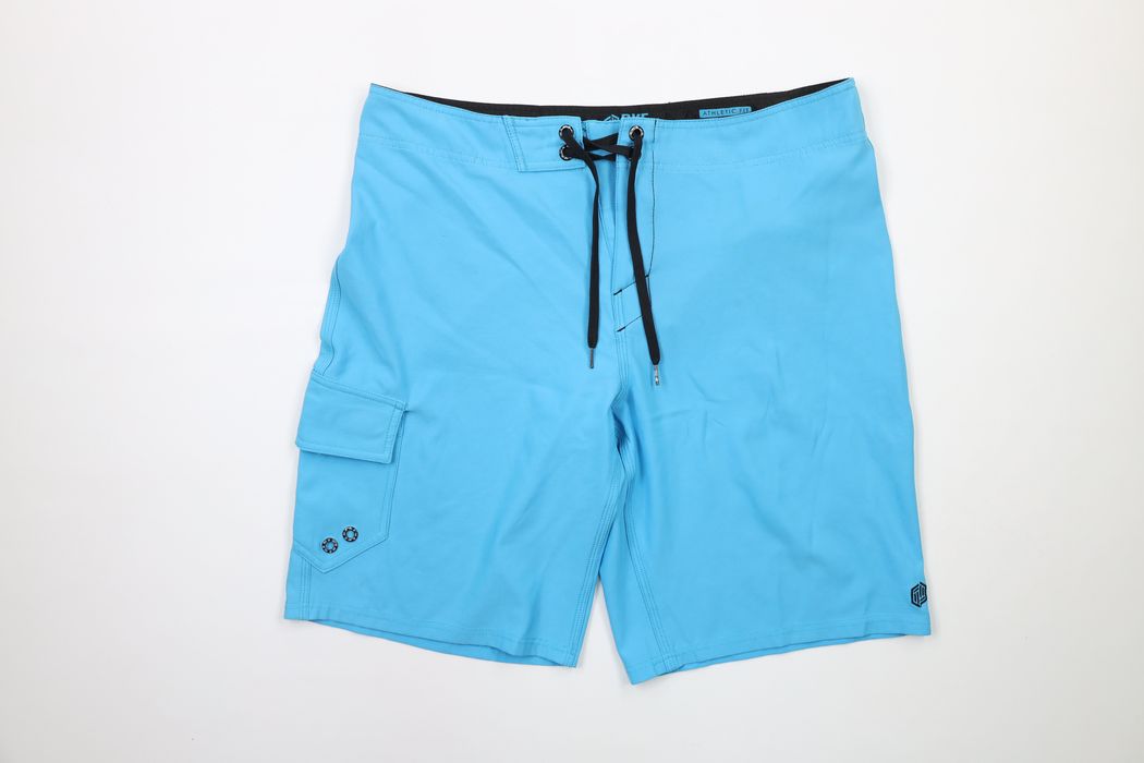Vintage Buckle BKE Sport Fit Stretch Board Shorts Swim Trunks Blue Grailed