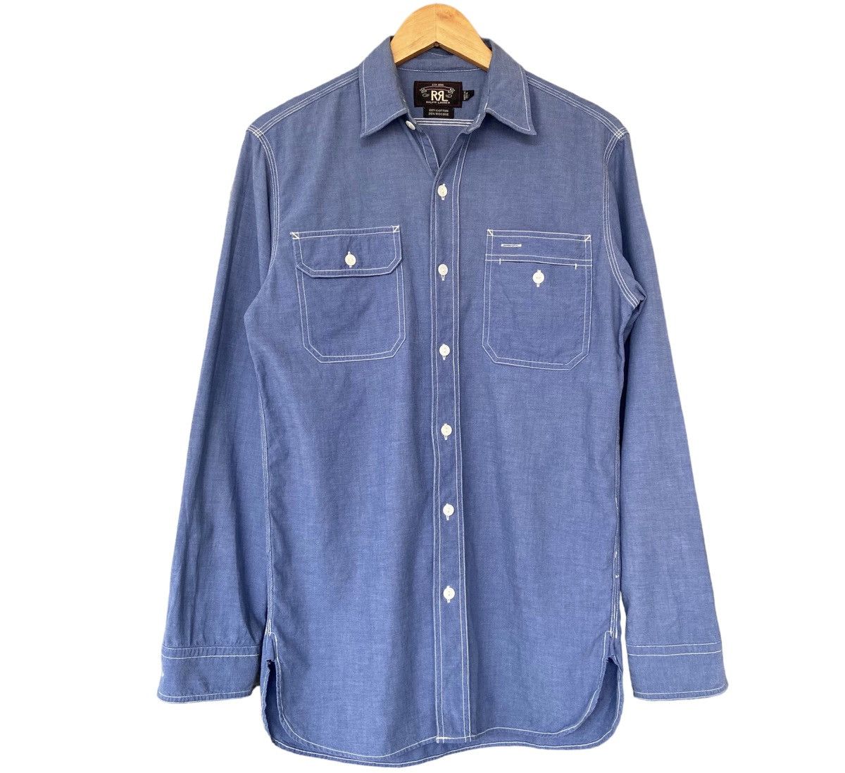 RRL Ralph Lauren RRL Double RL Chambray Shirt Size US M / EU 48-50 / 2 - 1 Thumbnail