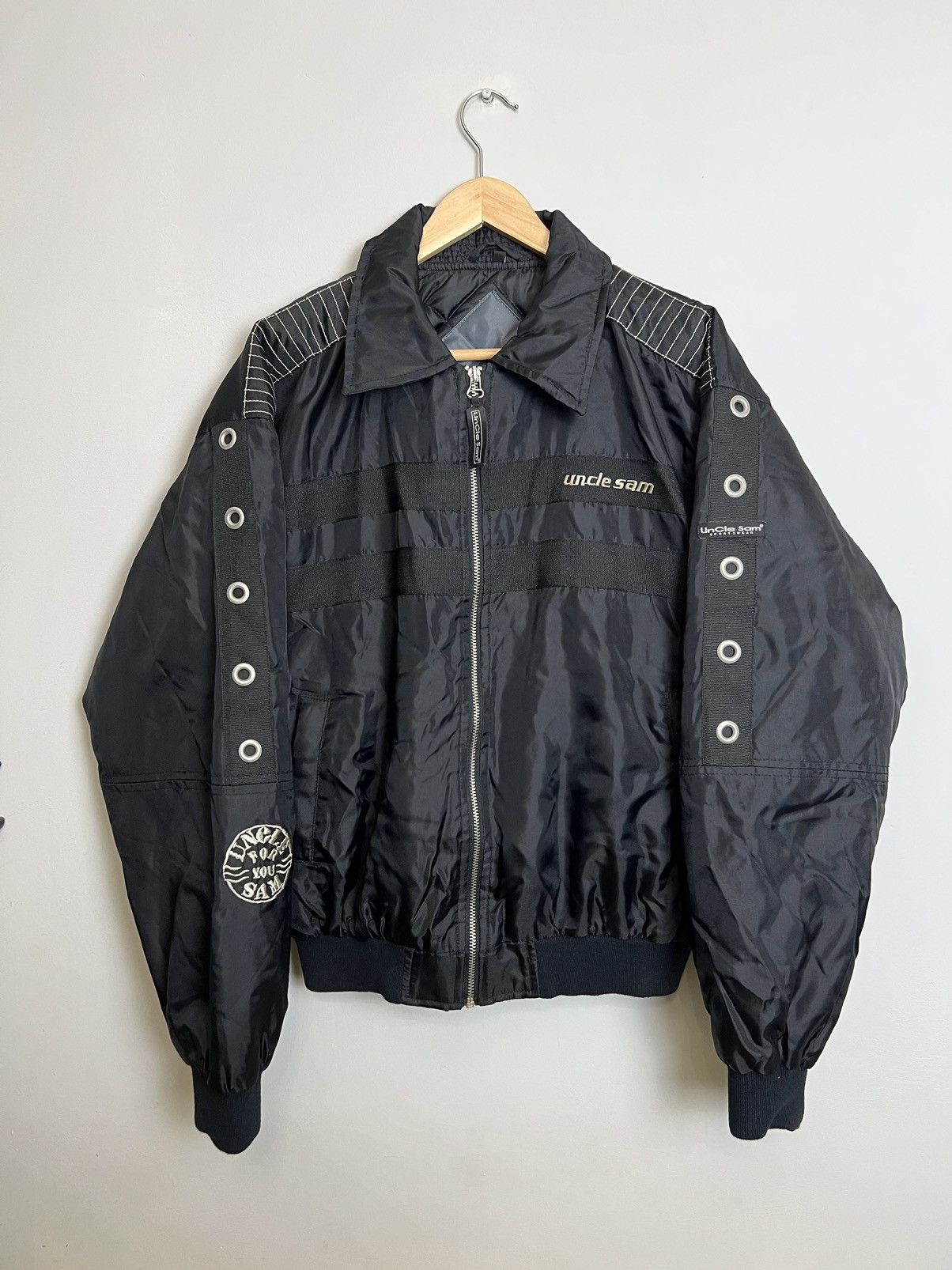 Vintage Rare Avant Garde Ma-1 Flyers Vintage Bomber Jacket Hype Y2K Size US M / EU 48-50 / 2 - 1 Thumbnail