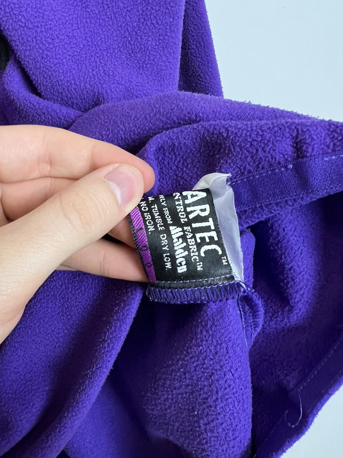 The North Face Rare Vintage 90s the north face purple fleece jacket Hype Size US L / EU 52-54 / 3 - 7 Thumbnail