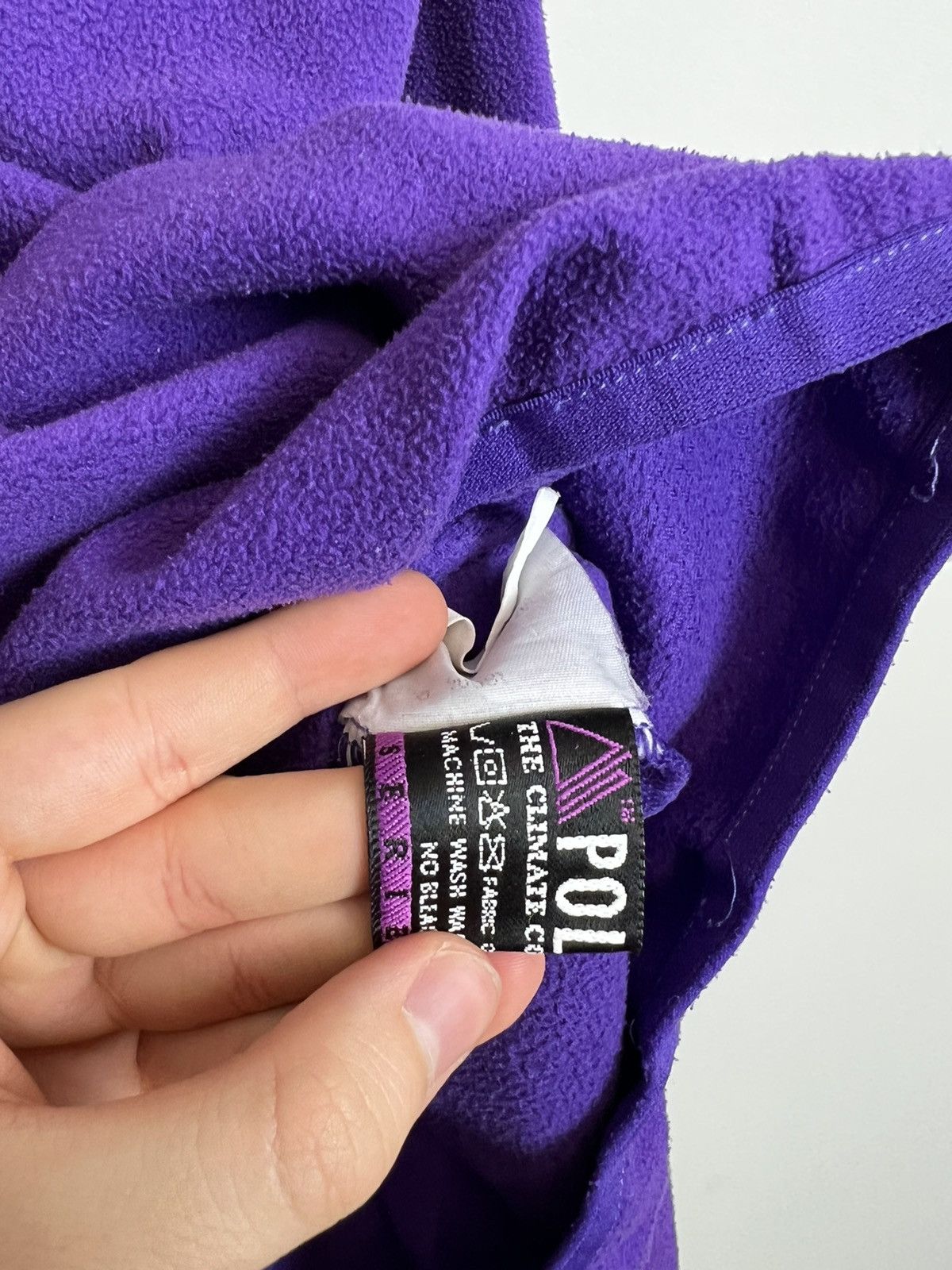 The North Face Rare Vintage 90s the north face purple fleece jacket Hype Size US L / EU 52-54 / 3 - 6 Thumbnail