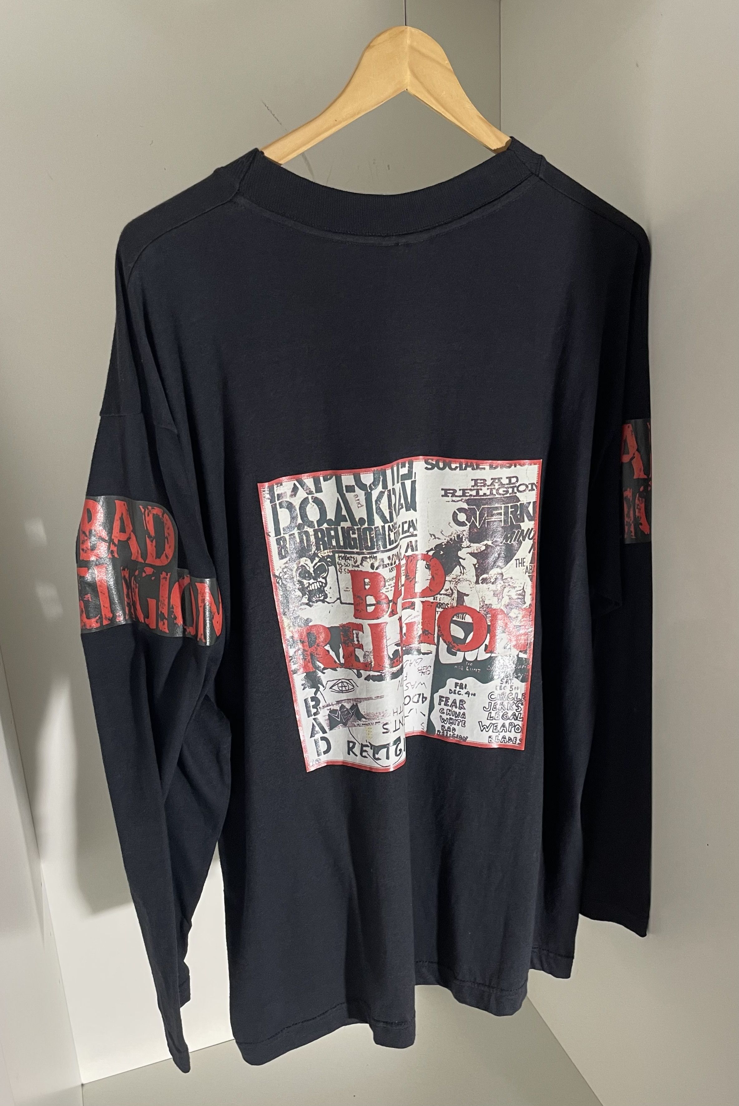 Band Tees Vintage Bad Religion 90s Longsleeve Size US XL / EU 56 / 4 - 4 Thumbnail