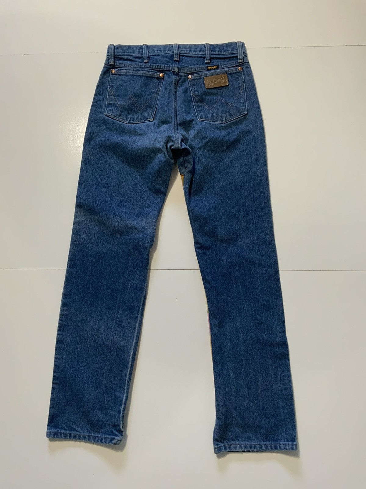 Vintage Vintage Reworked Peter Max Chaps Art Denim Patchwork Jeans Size US 31 - 2 Preview