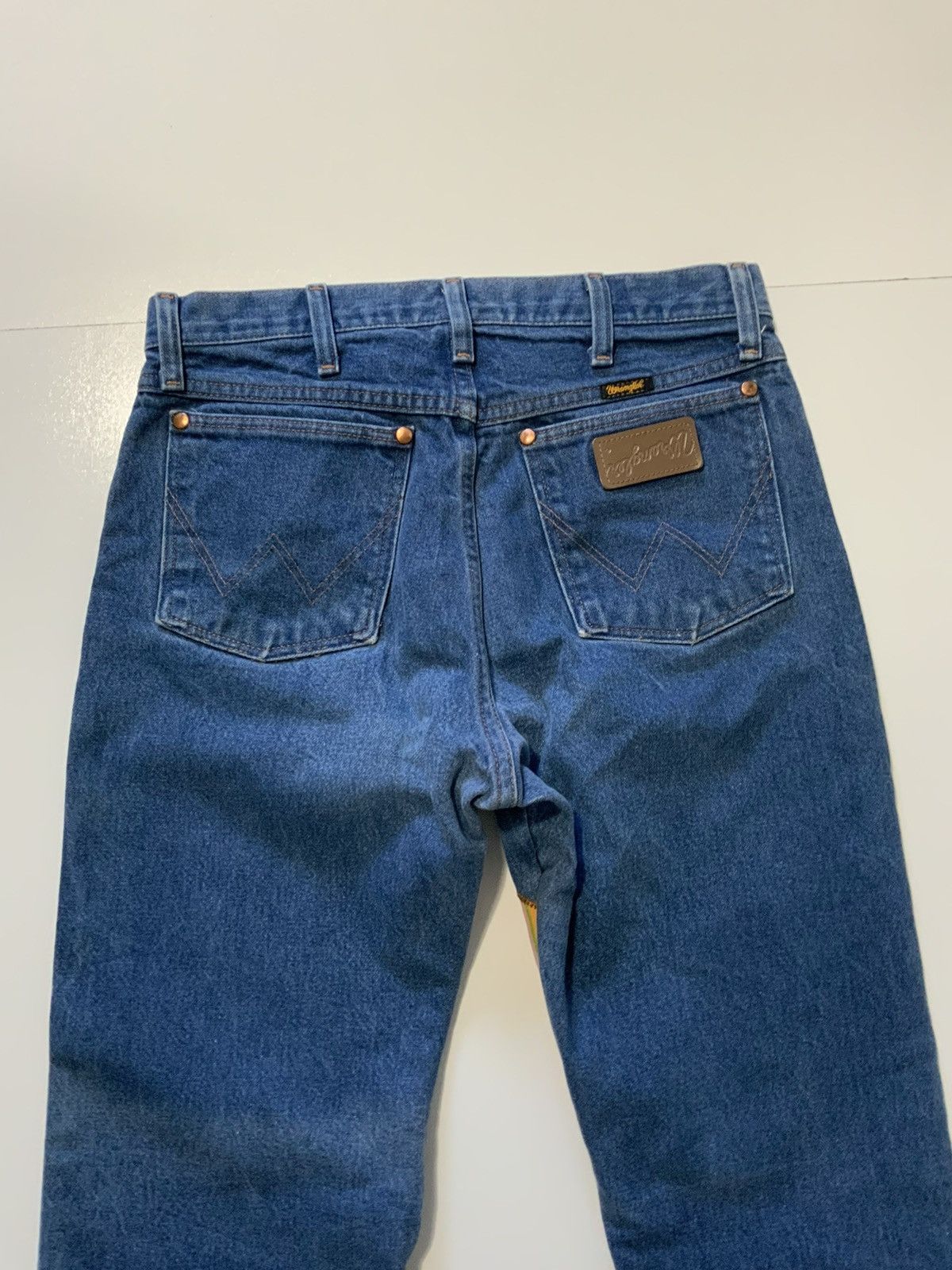 Vintage Vintage Reworked Peter Max Chaps Art Denim Patchwork Jeans Size US 31 - 4 Thumbnail