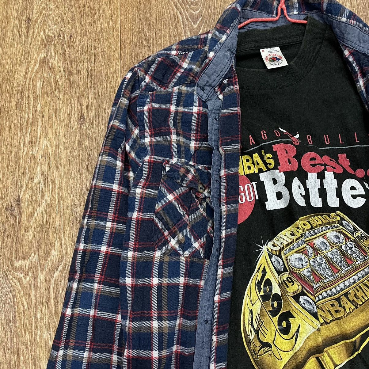 Flannel Vintage Flannel Checkered Shirt Travis Style Size US M / EU 48-50 / 2 - 4 Thumbnail