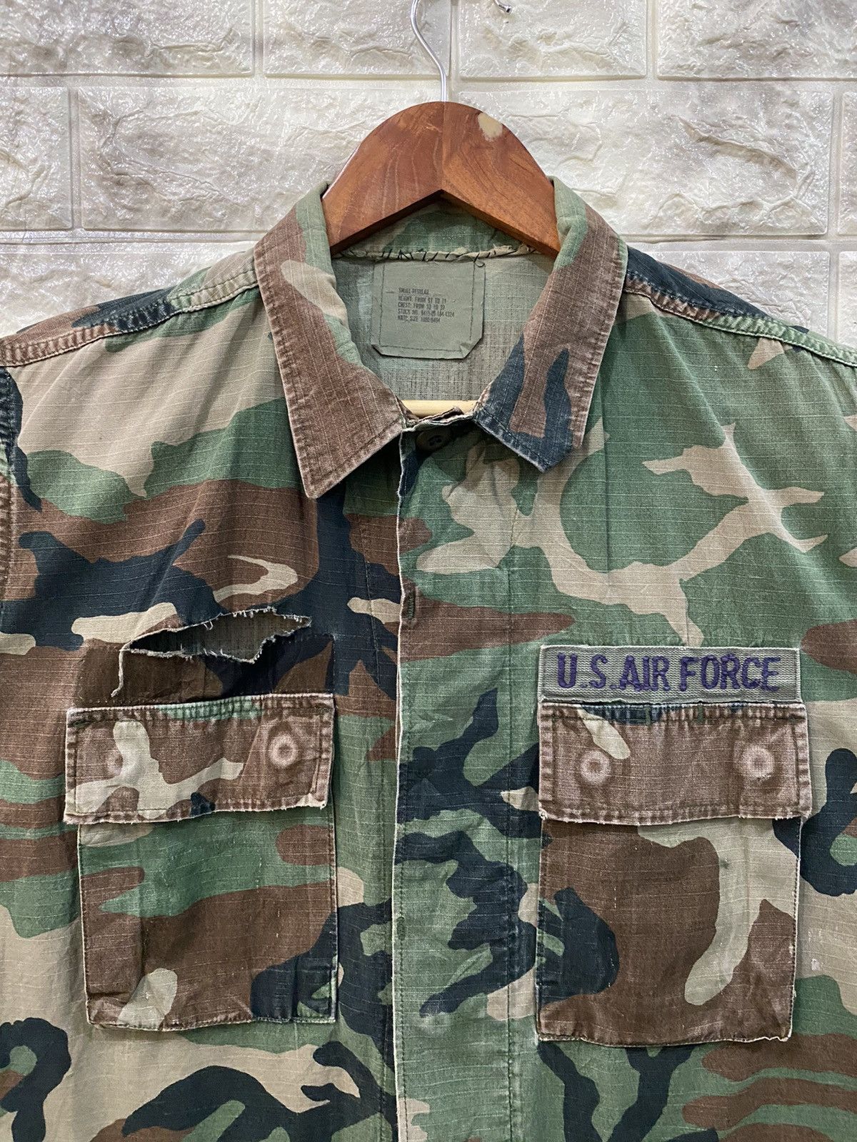 Vintage Vintage US Air Force sleeve less Camo Size US M / EU 48-50 / 2 - 2 Thumbnail