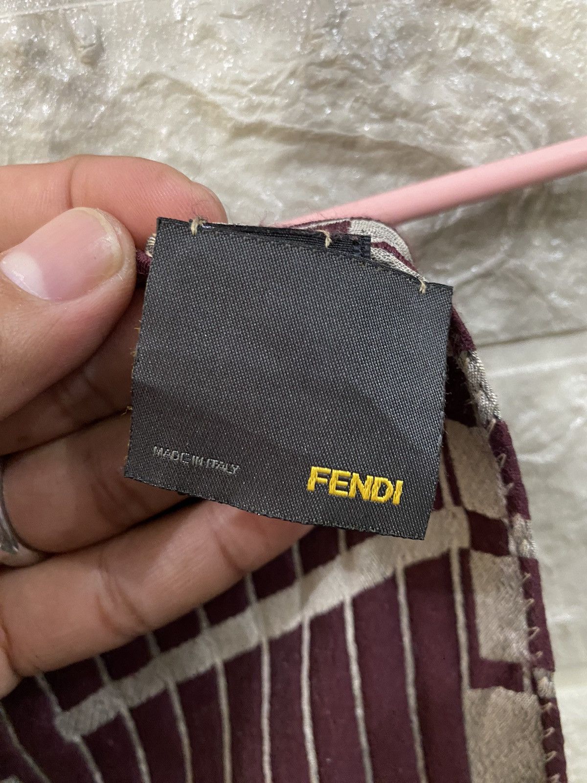 Fendi Fendi Silk Scarf Size ONE SIZE - 13 Thumbnail