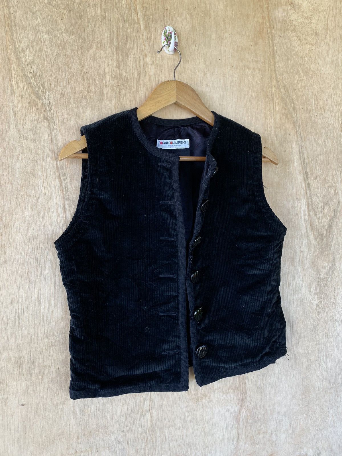 Saint Laurent Paris 🔥SALE🔥SAINT LAURENT PARIS RIVE GAUCHE VEST Size S / US 4 / IT 40 - 4 Thumbnail