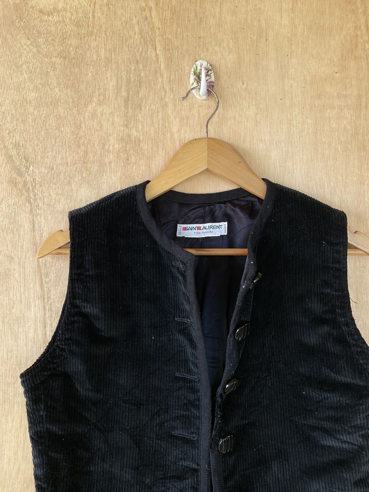 Saint Laurent Paris 🔥SALE🔥SAINT LAURENT PARIS RIVE GAUCHE VEST Size S / US 4 / IT 40 - 5 Thumbnail