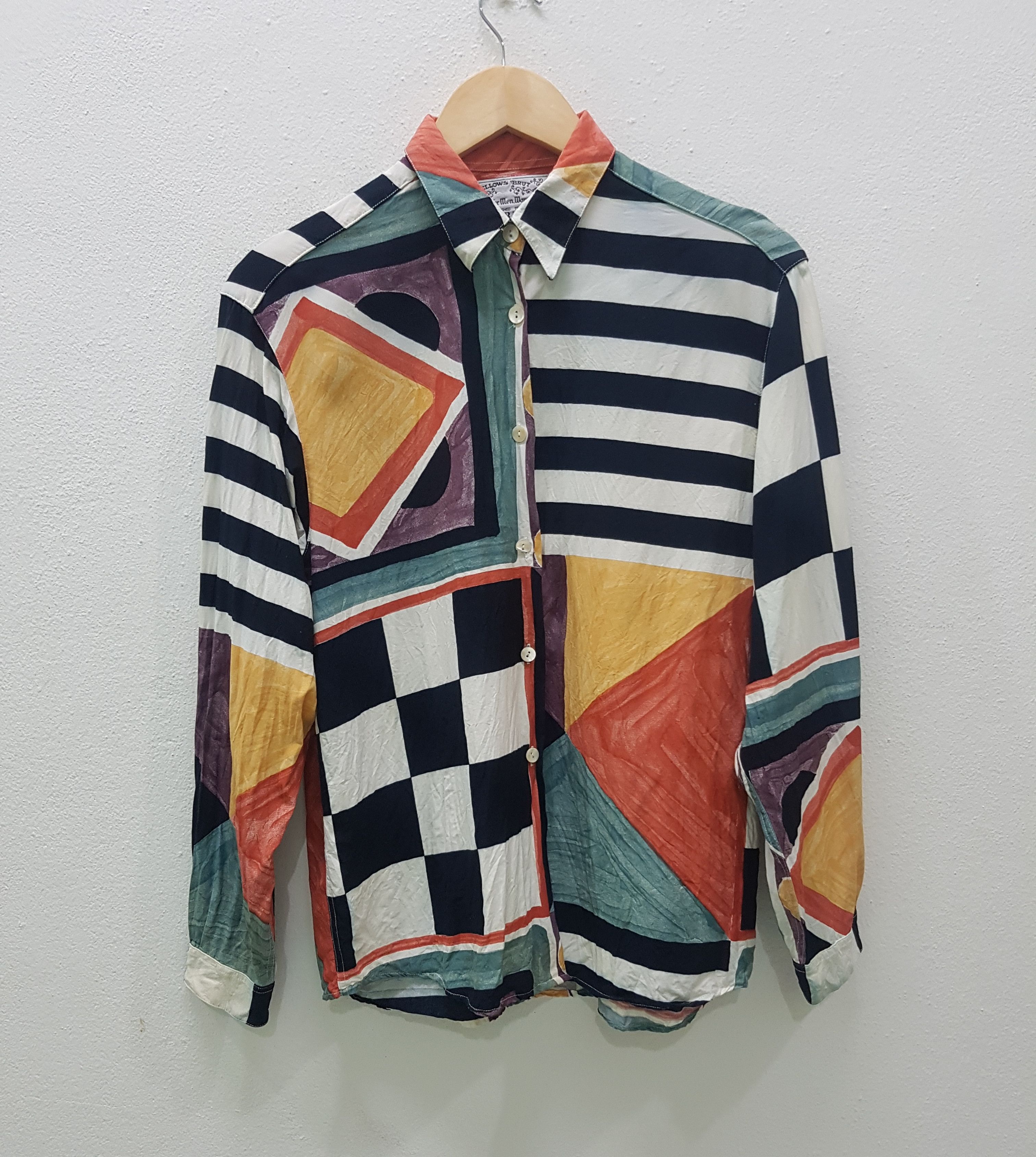 Vintage VINTAGE LE GARAGE BUTTON DOWN SHIRT MULTICOLOUR Size US M / EU 48-50 / 2 - 1 Thumbnail