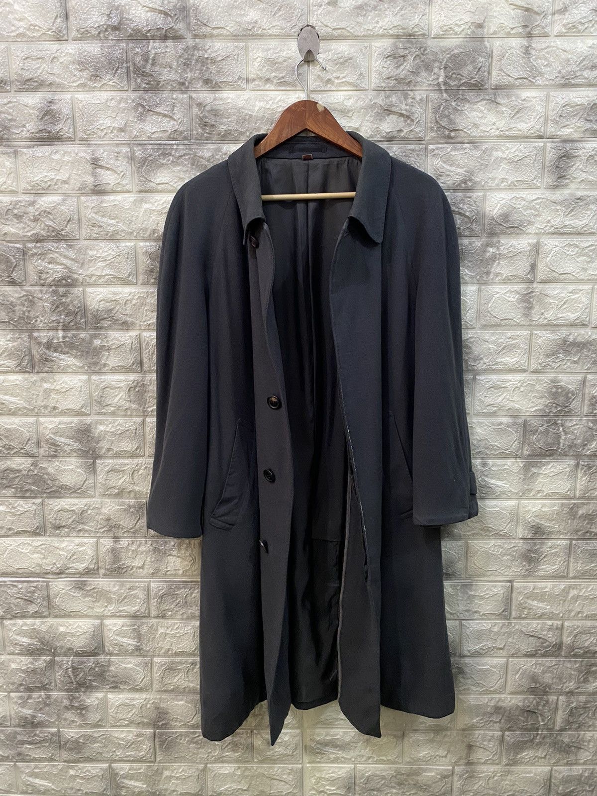 Yves Saint Laurent Vintage Yves Saint Laurent Pour Homme Long Coat Size US M / EU 48-50 / 2 - 5 Thumbnail