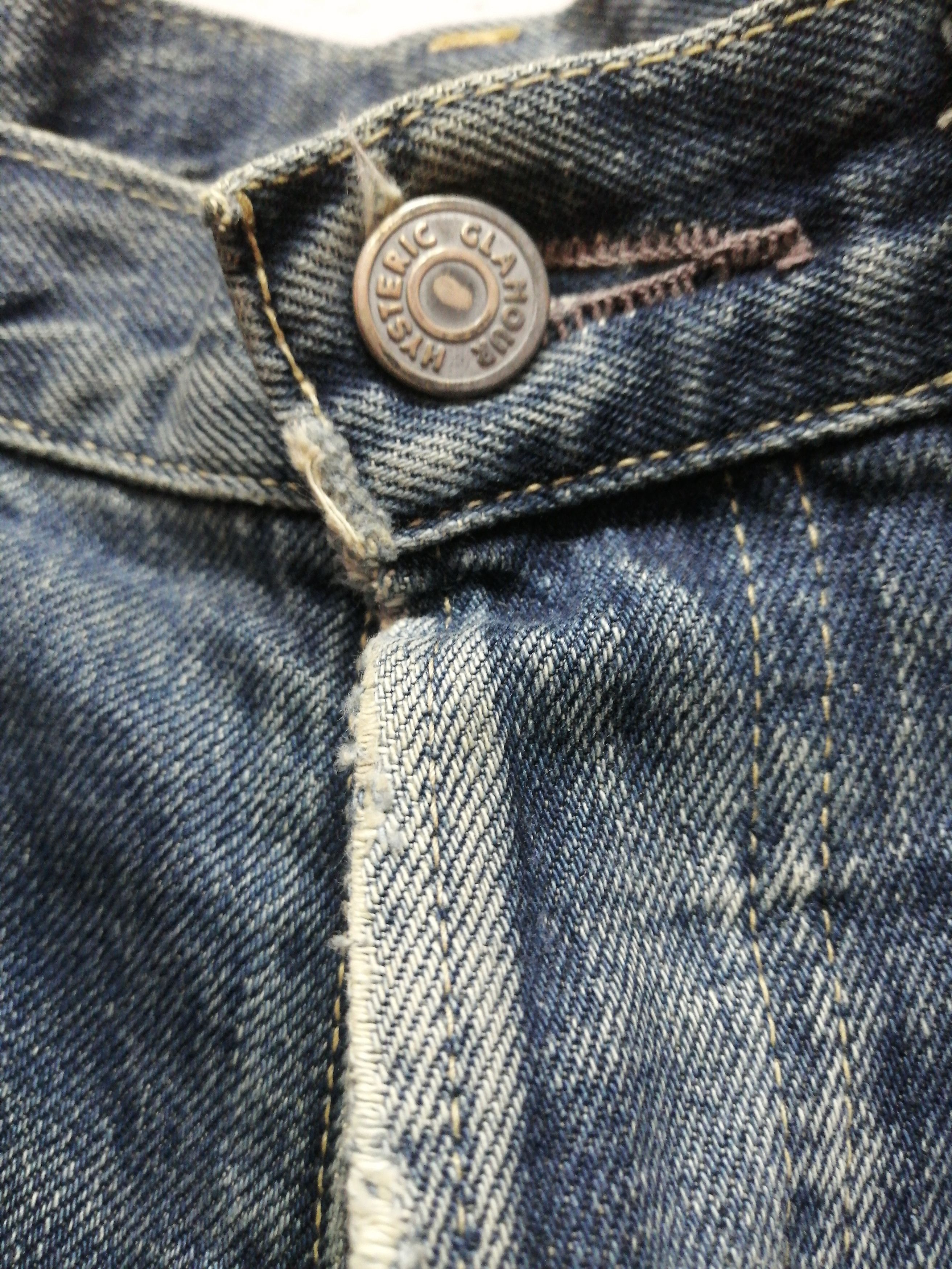 Hysteric Glamour × Japanese Brand Vtg 90s Hysteric Glamour Selvedge Jeans Size US 32 / EU 48 - 6 Thumbnail