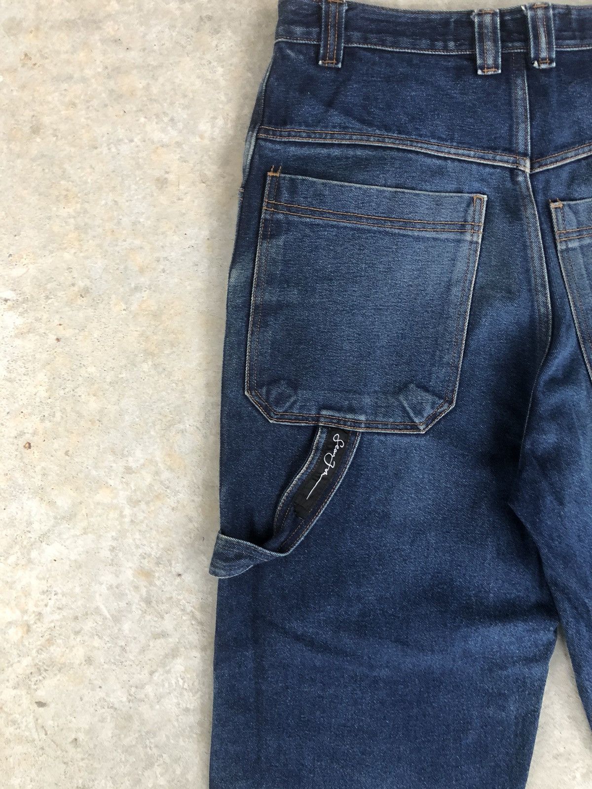 Sean John Vintage Sean John Baggy Jeans Embroidered Carpenter Hip Hop Size US 31 - 7 Thumbnail