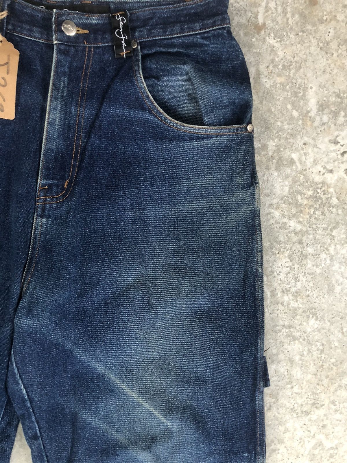 Sean John Vintage Sean John Baggy Jeans Embroidered Carpenter Hip Hop Size US 31 - 4 Thumbnail