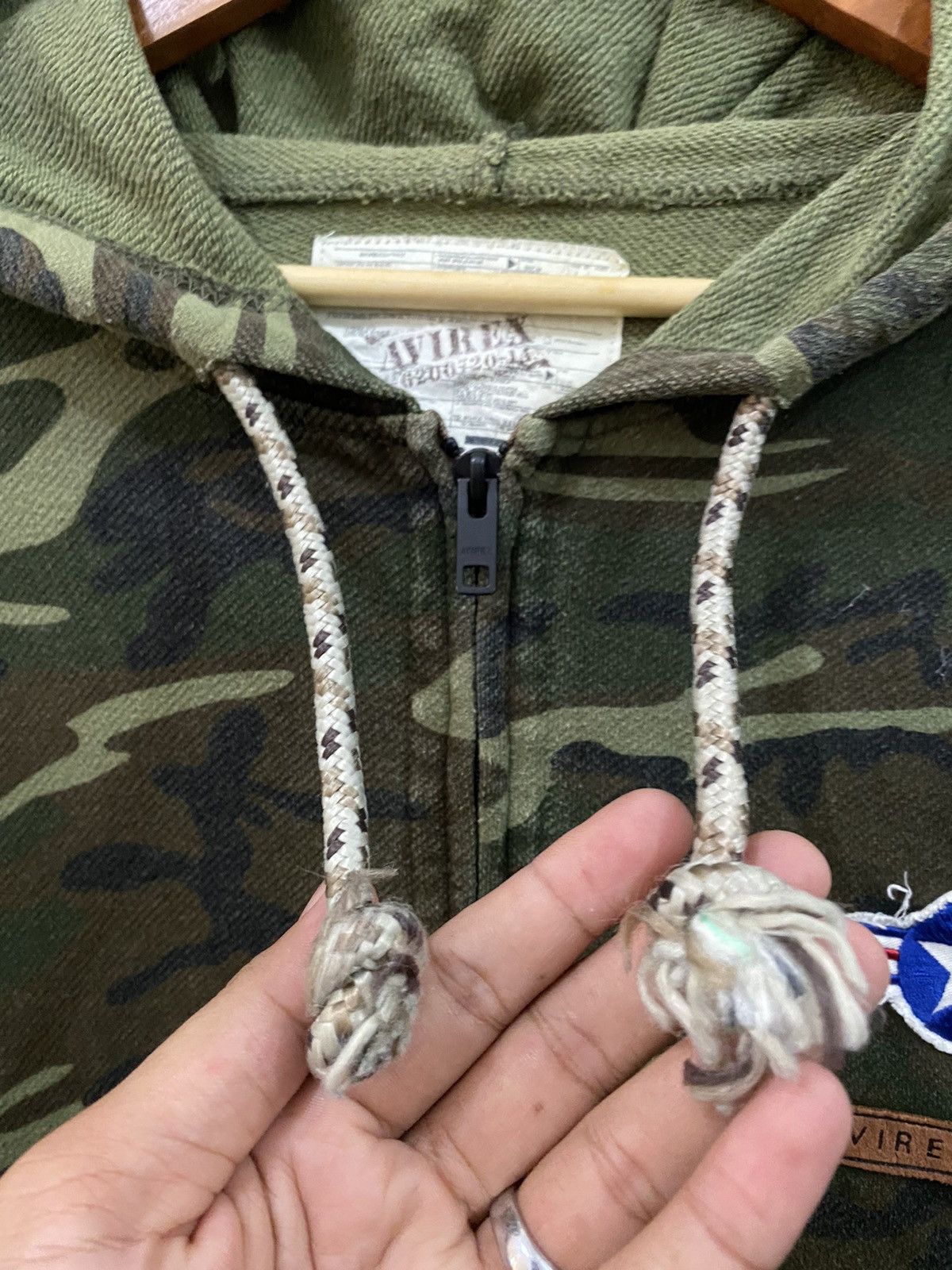 Avirex Avirex Camo Hoodies Sweater Size US L / EU 52-54 / 3 - 14 Thumbnail