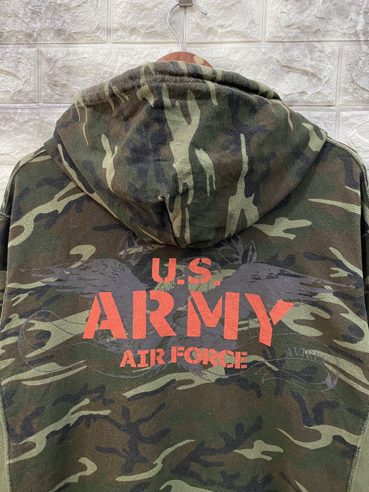 Avirex Avirex Camo Hoodies Sweater Size US L / EU 52-54 / 3 - 8 Thumbnail