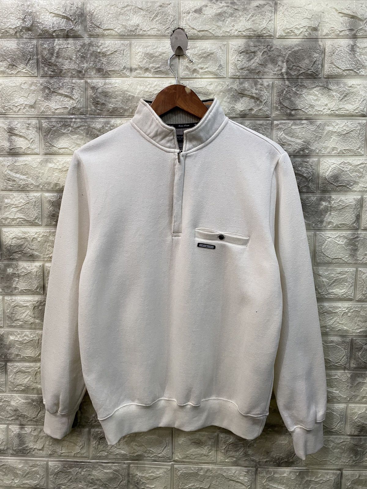 Yohji Yamamoto Yohji Yamamoto White Sweatshirt Size US M / EU 48-50 / 2 - 1 Thumbnail
