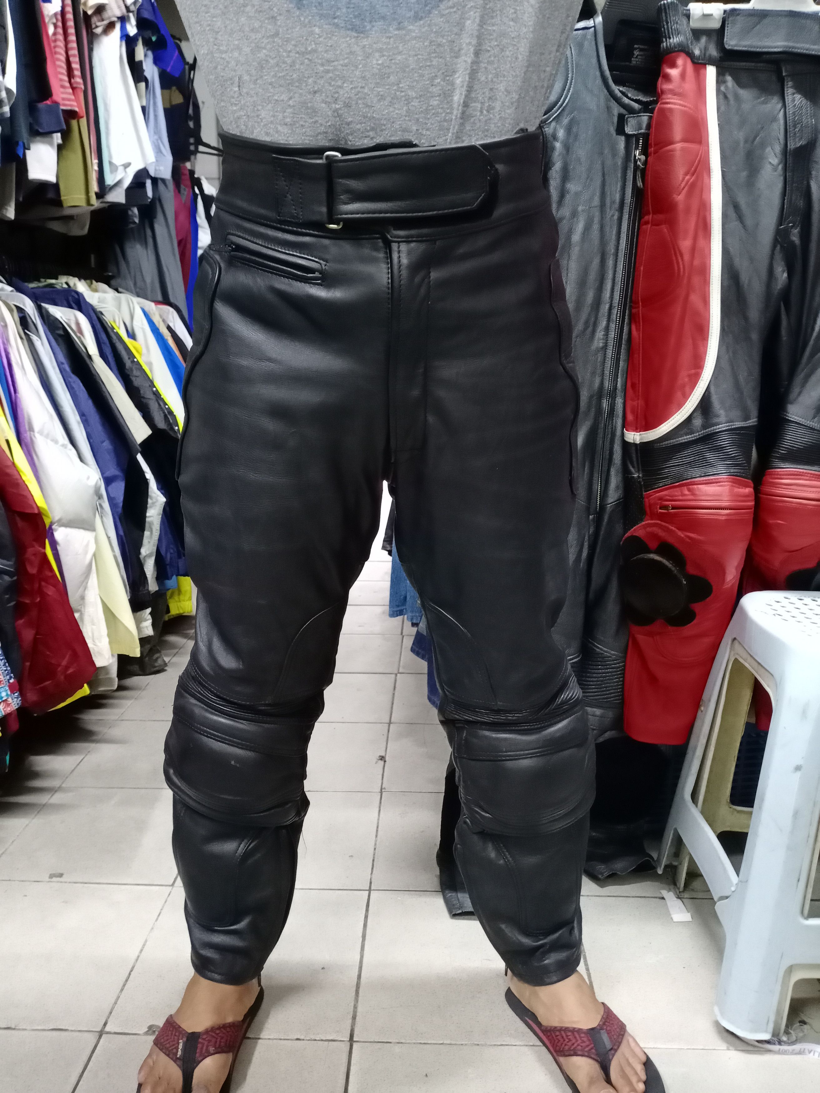 Designer × Leather tobel world fashion for tasty rider(full leather) Size US 34 / EU 50 - 3 Thumbnail