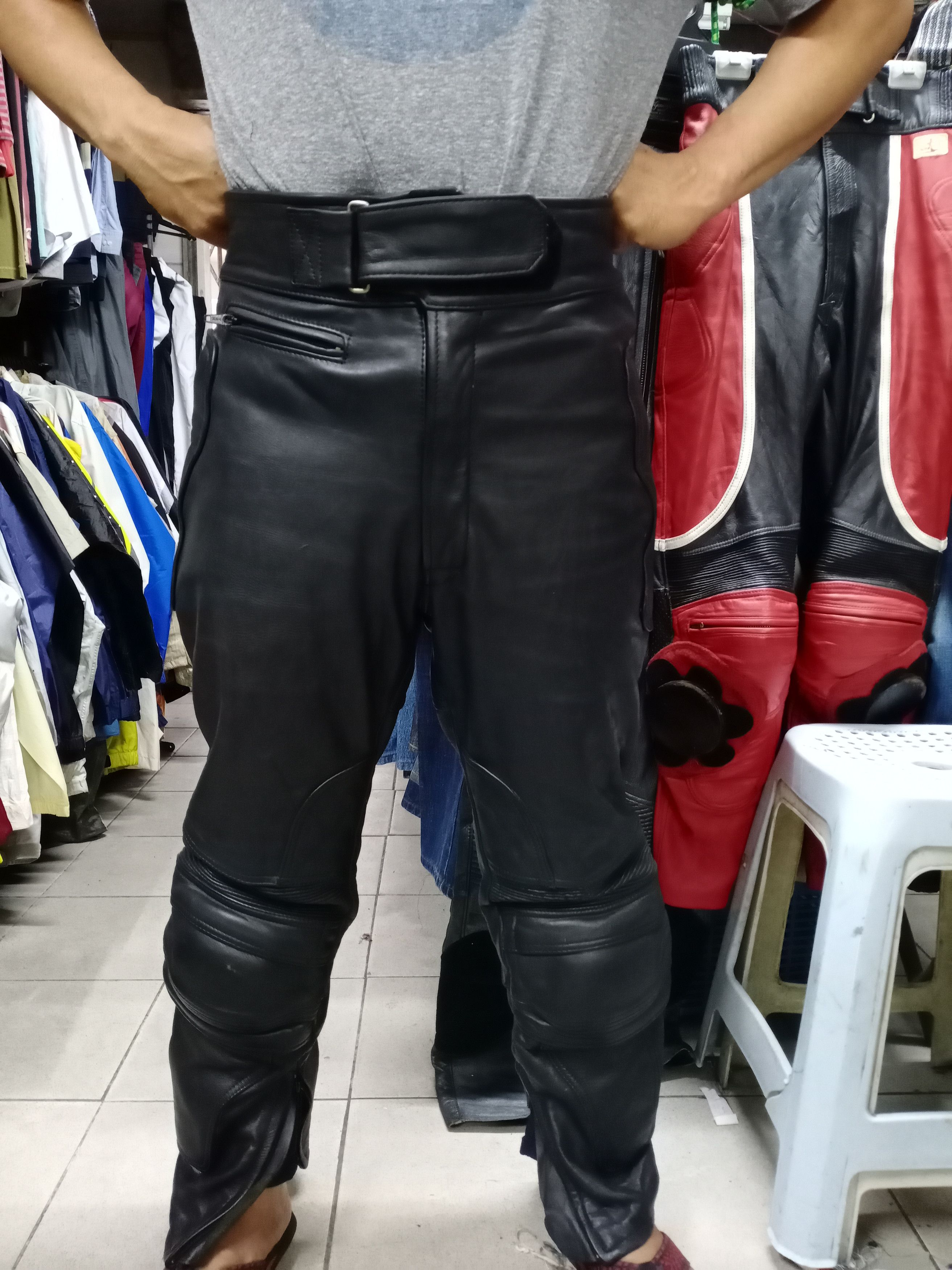Designer × Leather tobel world fashion for tasty rider(full leather) Size US 34 / EU 50 - 5 Thumbnail