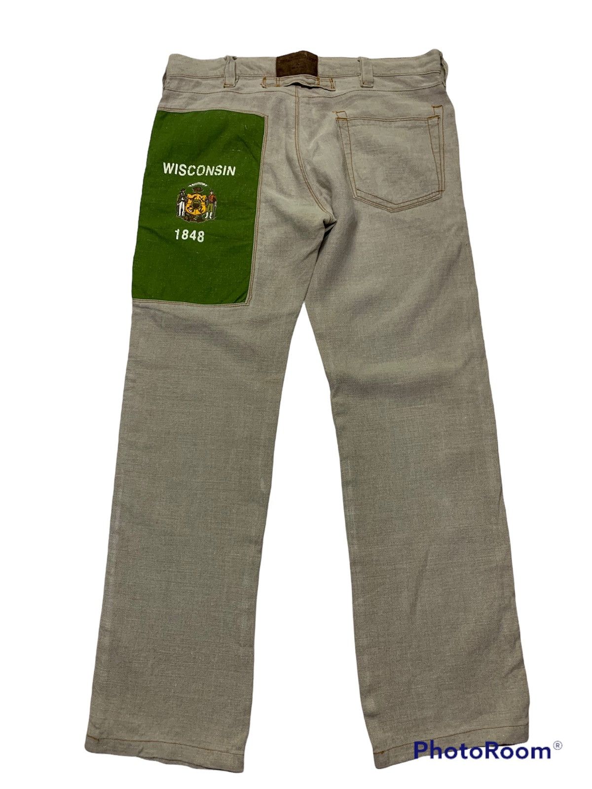 image of Flared Decauville Distributed By Sixty (Italy) in Mix, Men's (Size 32)