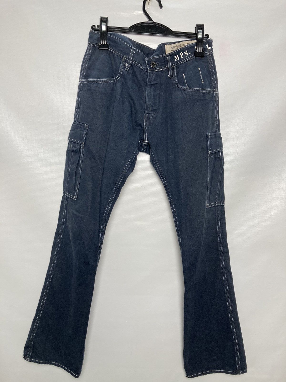 Kapital × Kapital Kountry Kapital Kiro Hirata Cargo Flared pants Size 30" / US 8 / IT 44 - 2 Thumbnail