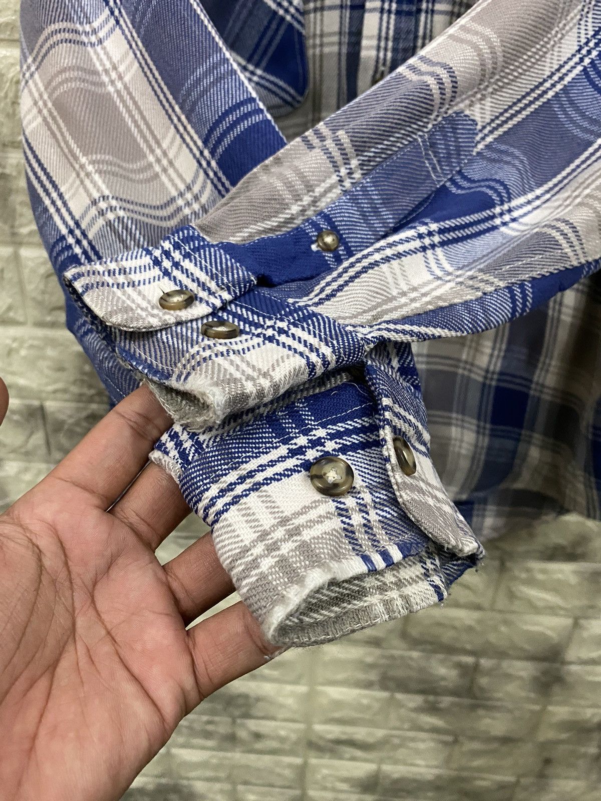 Flannel × Vintage Vintage Boon Pat Button Flannel Size US M / EU 48-50 / 2 - 5 Thumbnail