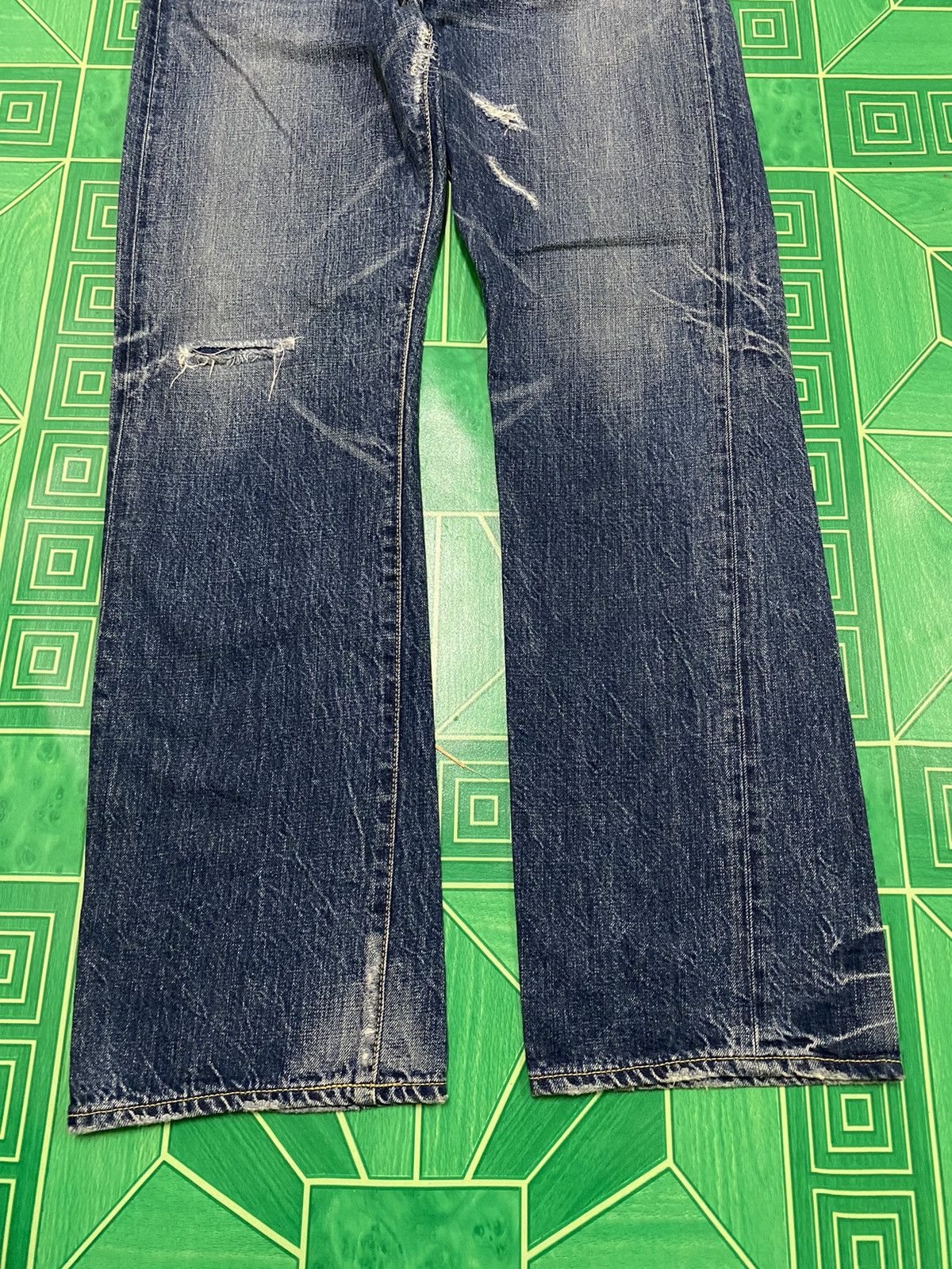 Hysteric Glamour × Sophnet. × uniform experiment SOPHNET Distressed Designed Denim Jeans Size US 32 / EU 48 - 11 Thumbnail