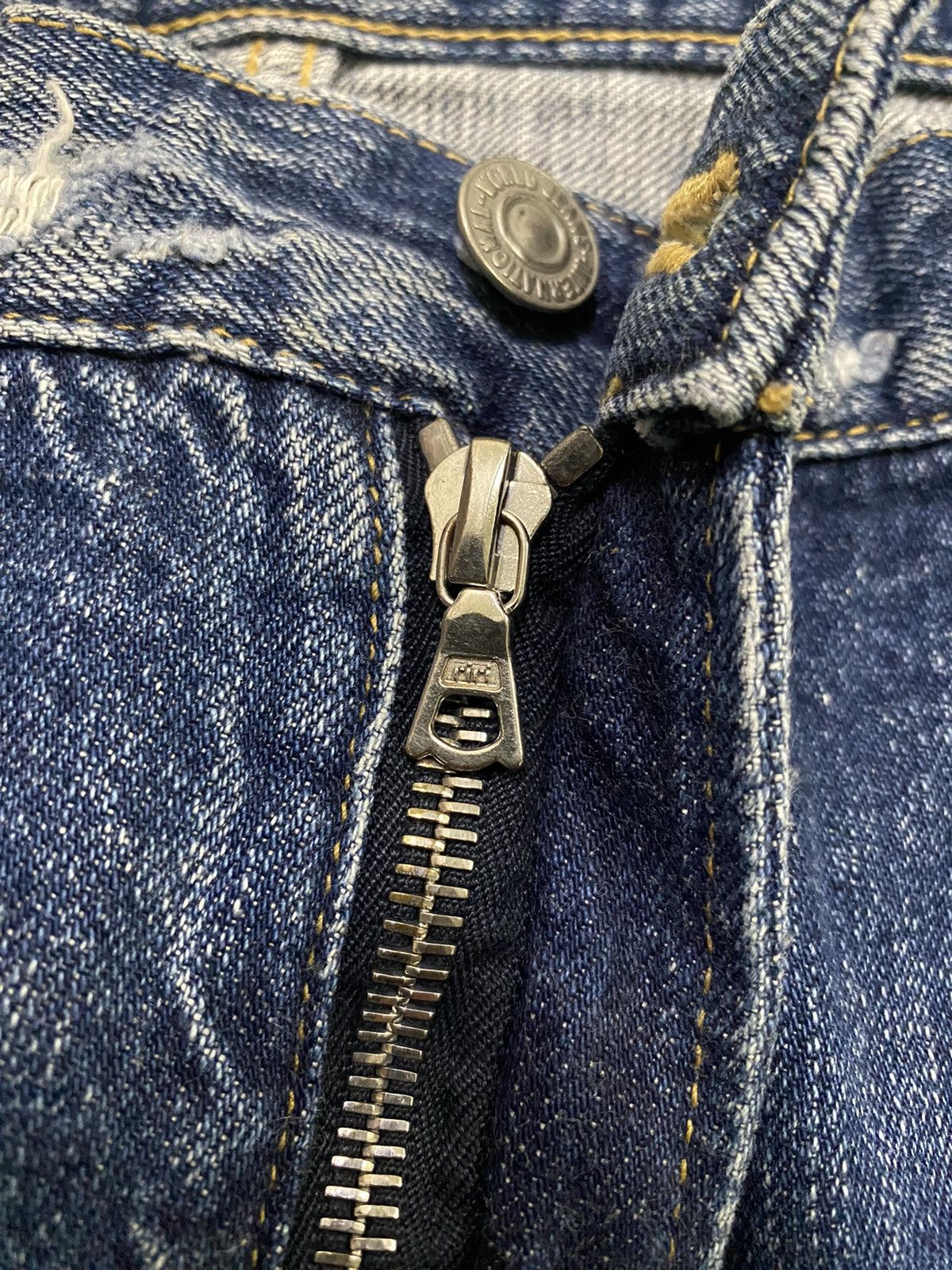 Hysteric Glamour × Sophnet. × uniform experiment SOPHNET Distressed Designed Denim Jeans Size US 32 / EU 48 - 5 Thumbnail