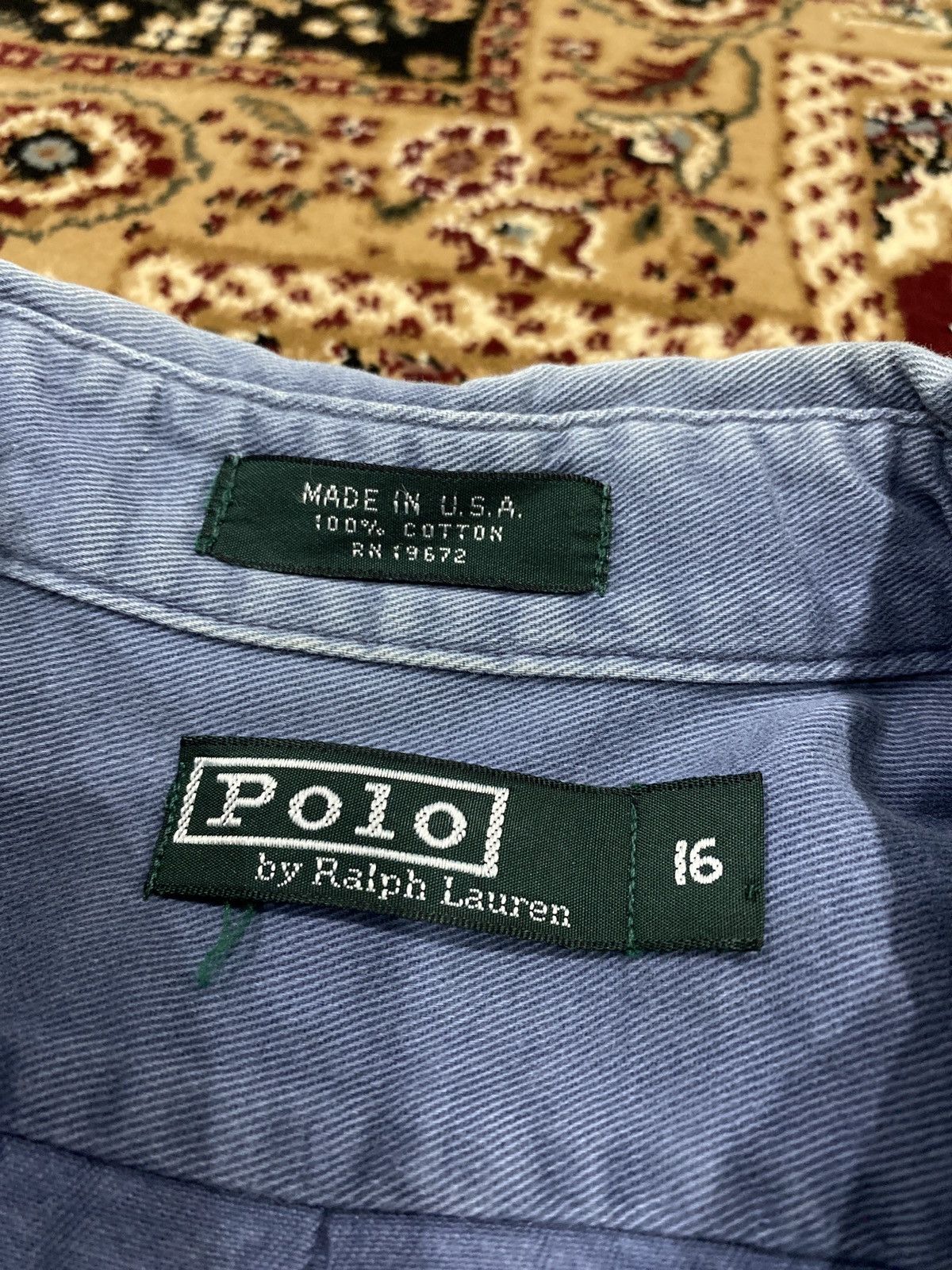 Polo Ralph Lauren Vintage Polo Ralph Lauren button shirt Size US M / EU 48-50 / 2 - 8 Thumbnail