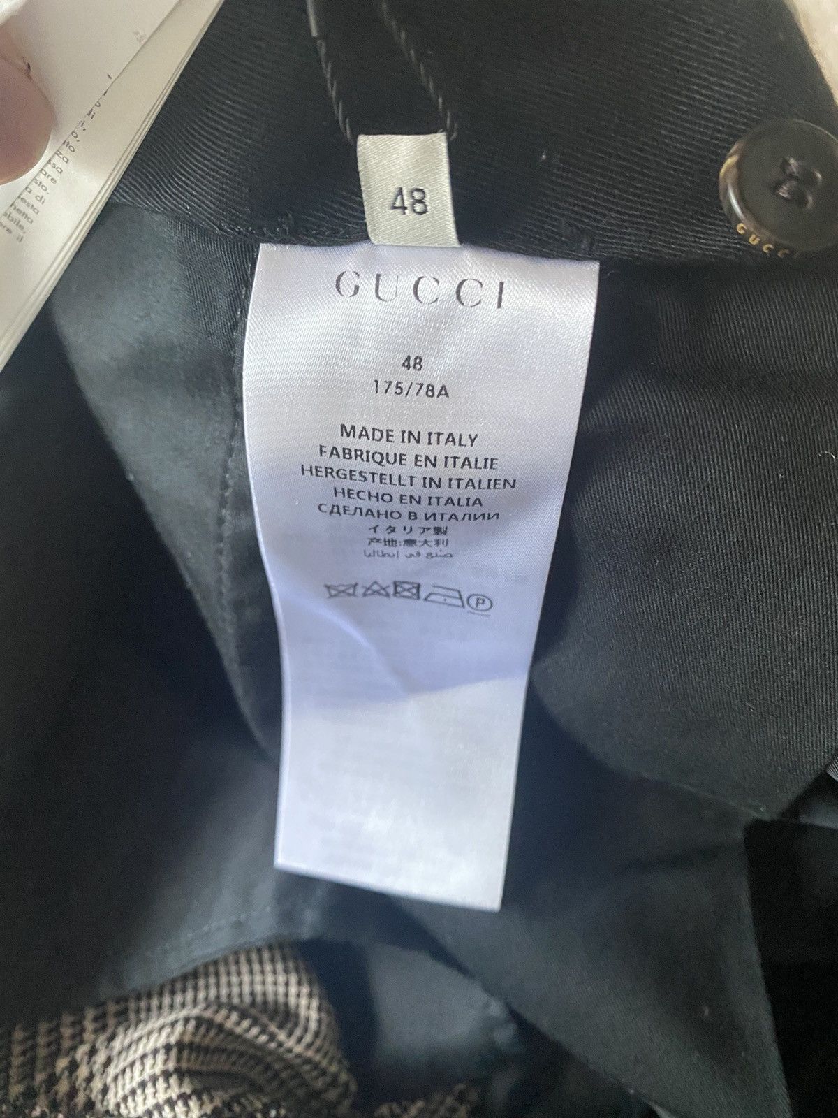 Gucci Gucci wide leg checked trouser as worn by Harry styles Size US 32 / EU 48 - 9 Thumbnail