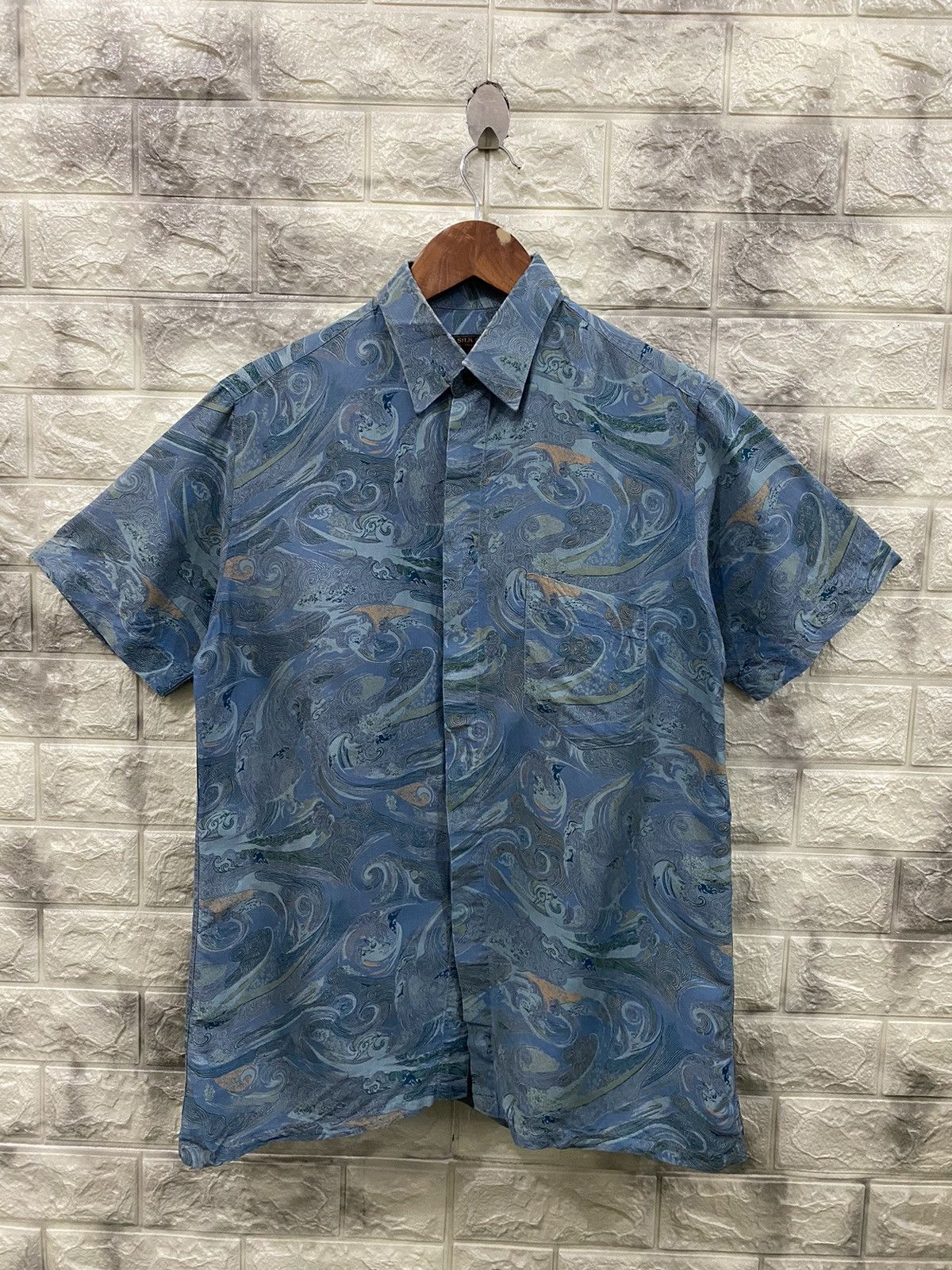 Vintage Vintage Thai Silk Hawaii Shirt Size US M / EU 48-50 / 2 - 1 Thumbnail