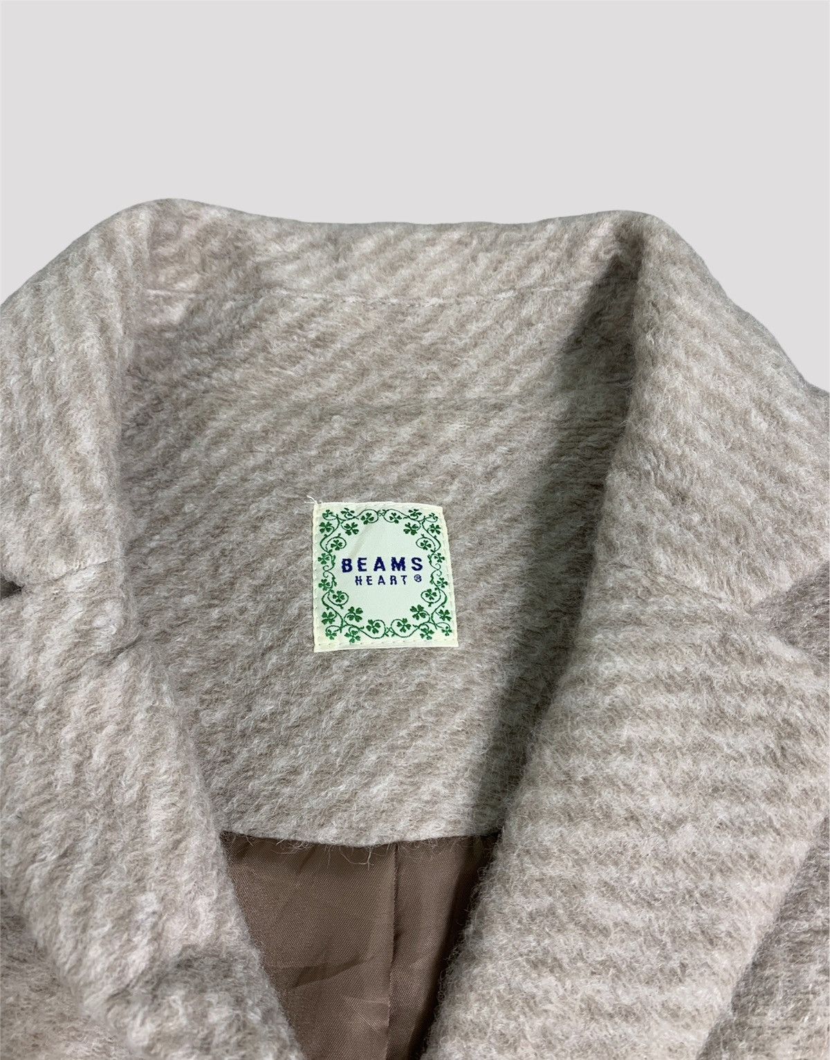 Beams Plus Vintage Beams Heart Cashmere Wool Coat Size M / US 6-8 / IT 42-44 - 5 Thumbnail