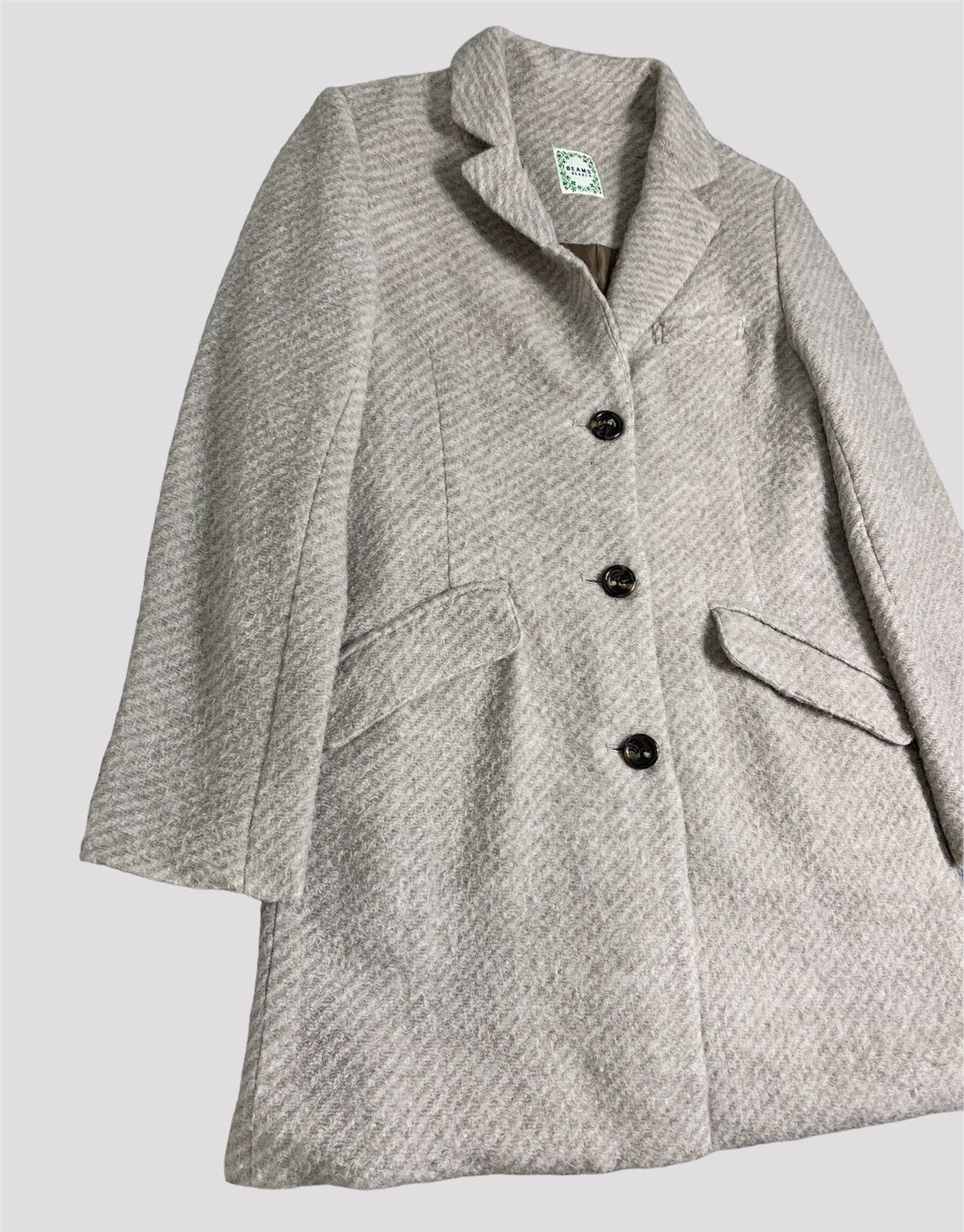 Beams Plus Vintage Beams Heart Cashmere Wool Coat Size M / US 6-8 / IT 42-44 - 2 Thumbnail
