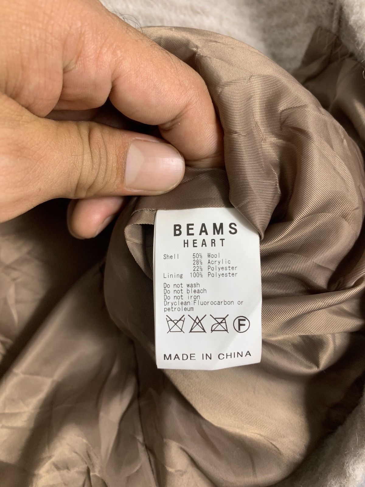 Beams Plus Vintage Beams Heart Cashmere Wool Coat Size M / US 6-8 / IT 42-44 - 12 Thumbnail