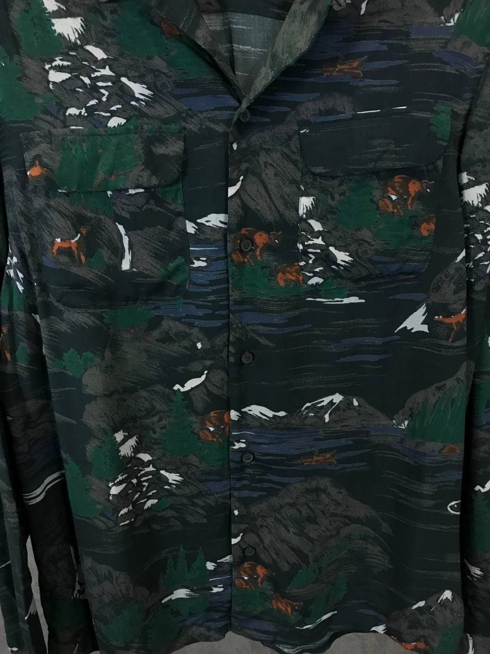 Allsaints Allsaints crazy overprinted shirt Size US L / EU 52-54 / 3 - 3 Thumbnail