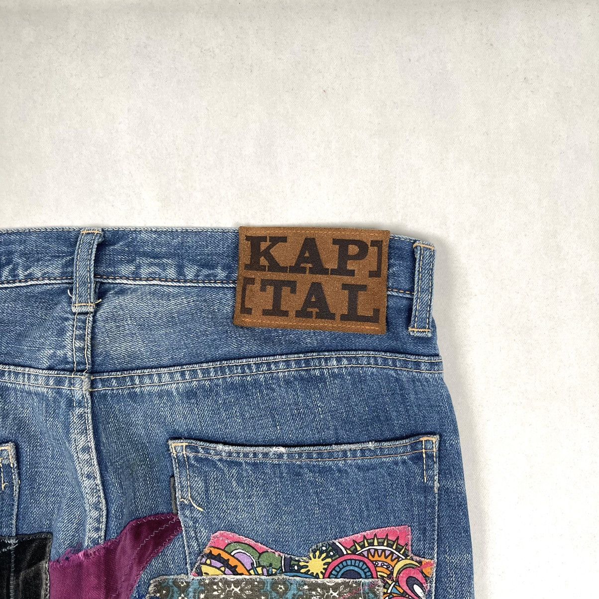 Kapital Kountry FW14 Psychedelic Denim Jeans Size US 30 / EU 46 - 9 Thumbnail